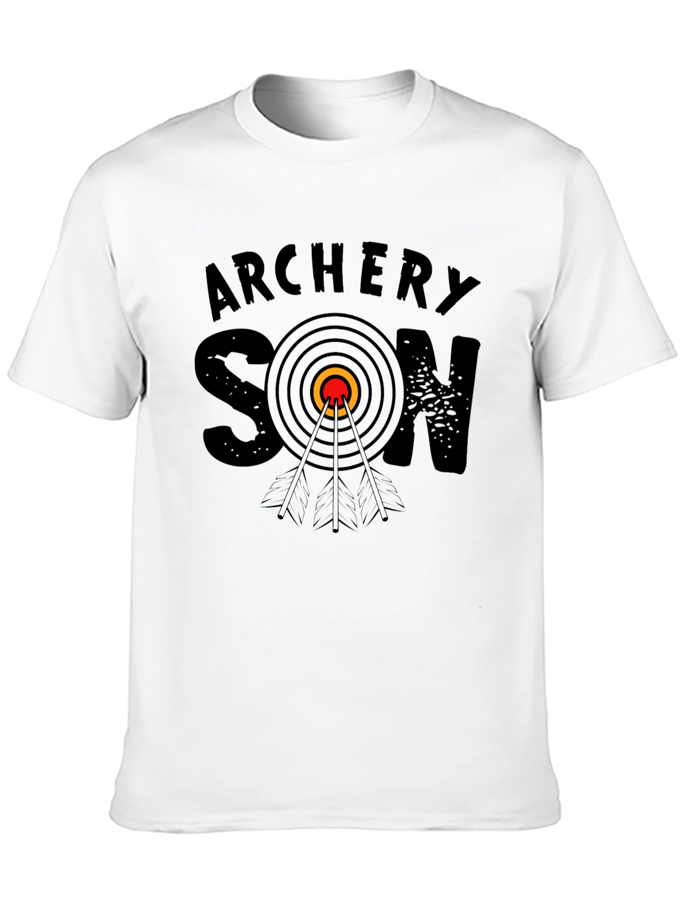Black Archery Son T-Shirt - Target Dad Tee view 10