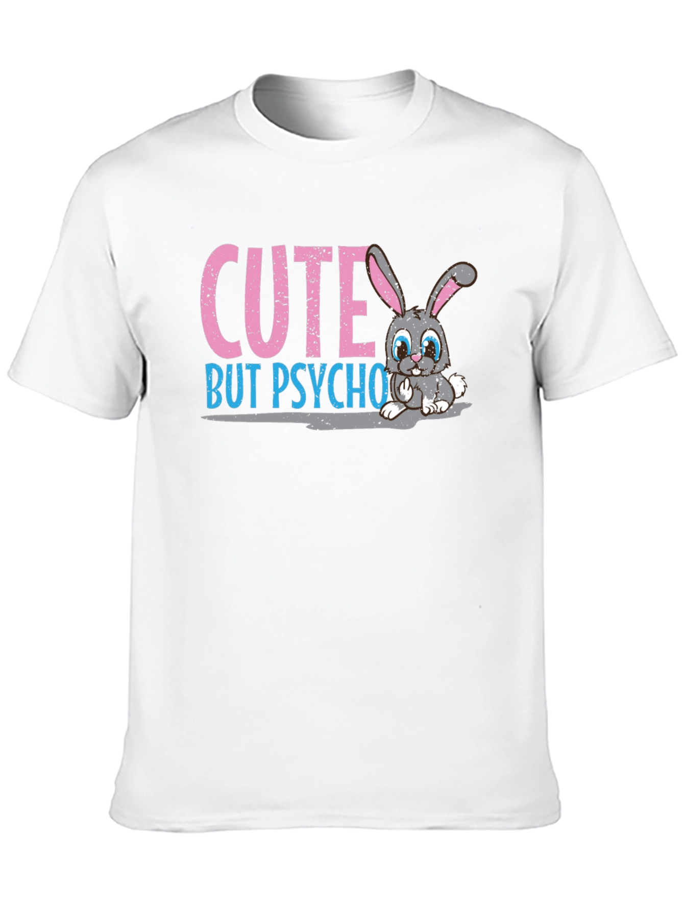Black Cute But Psycho Bunny T-Shirt view 10