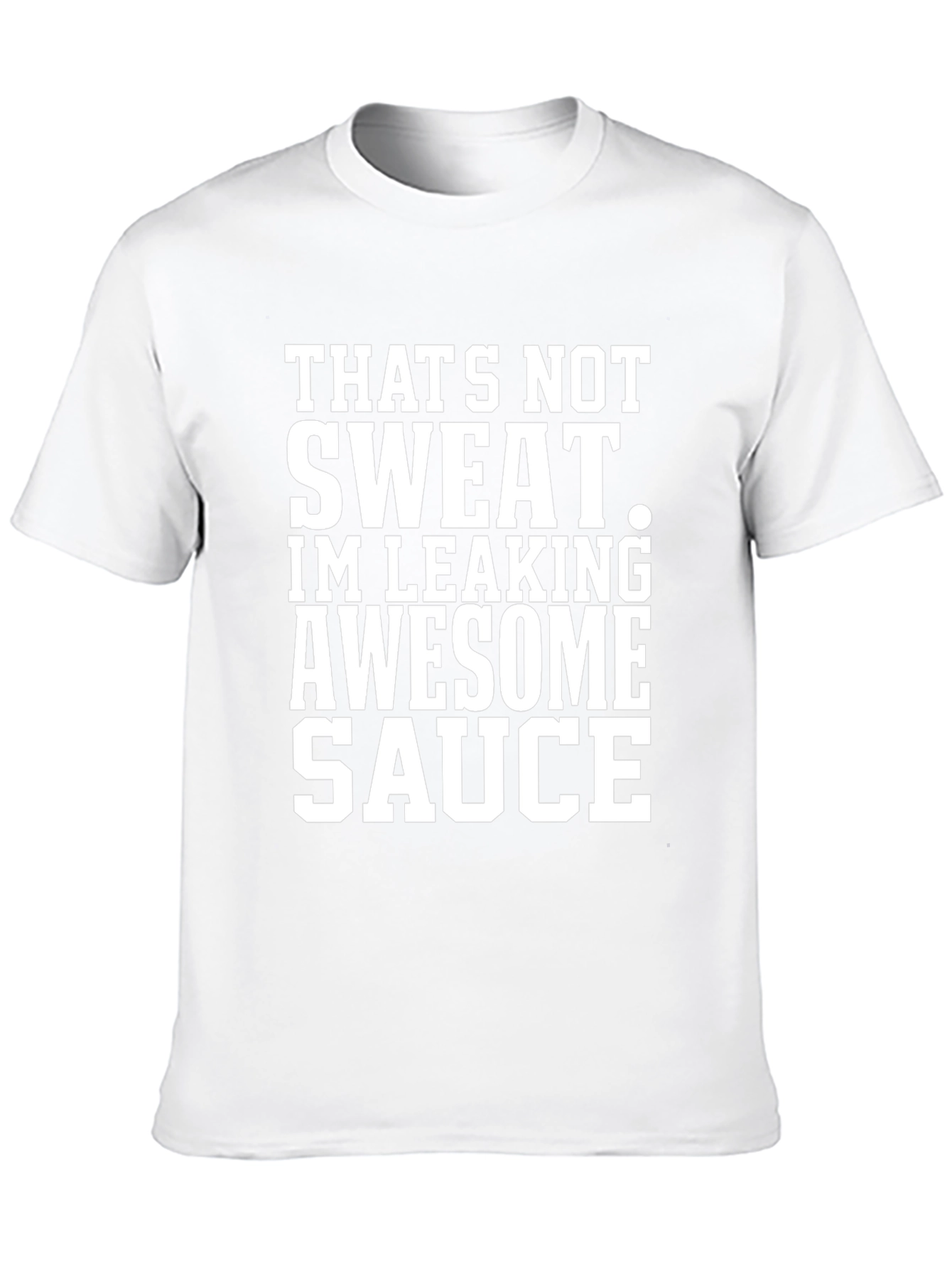 Black Awesome Sauce Humor T-Shirt view 10