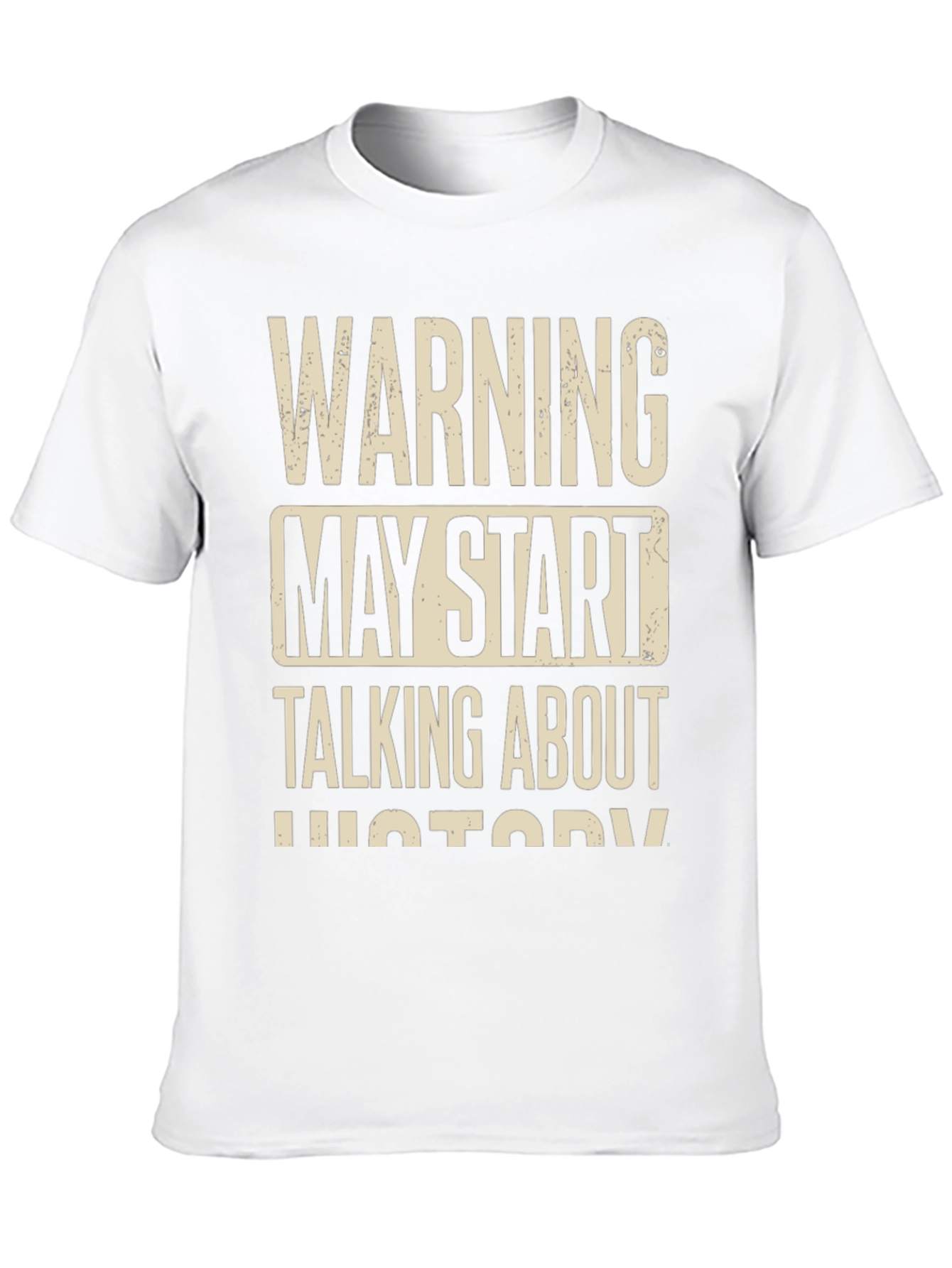 Black Warning May Start Talking About History T-Shirt view 10