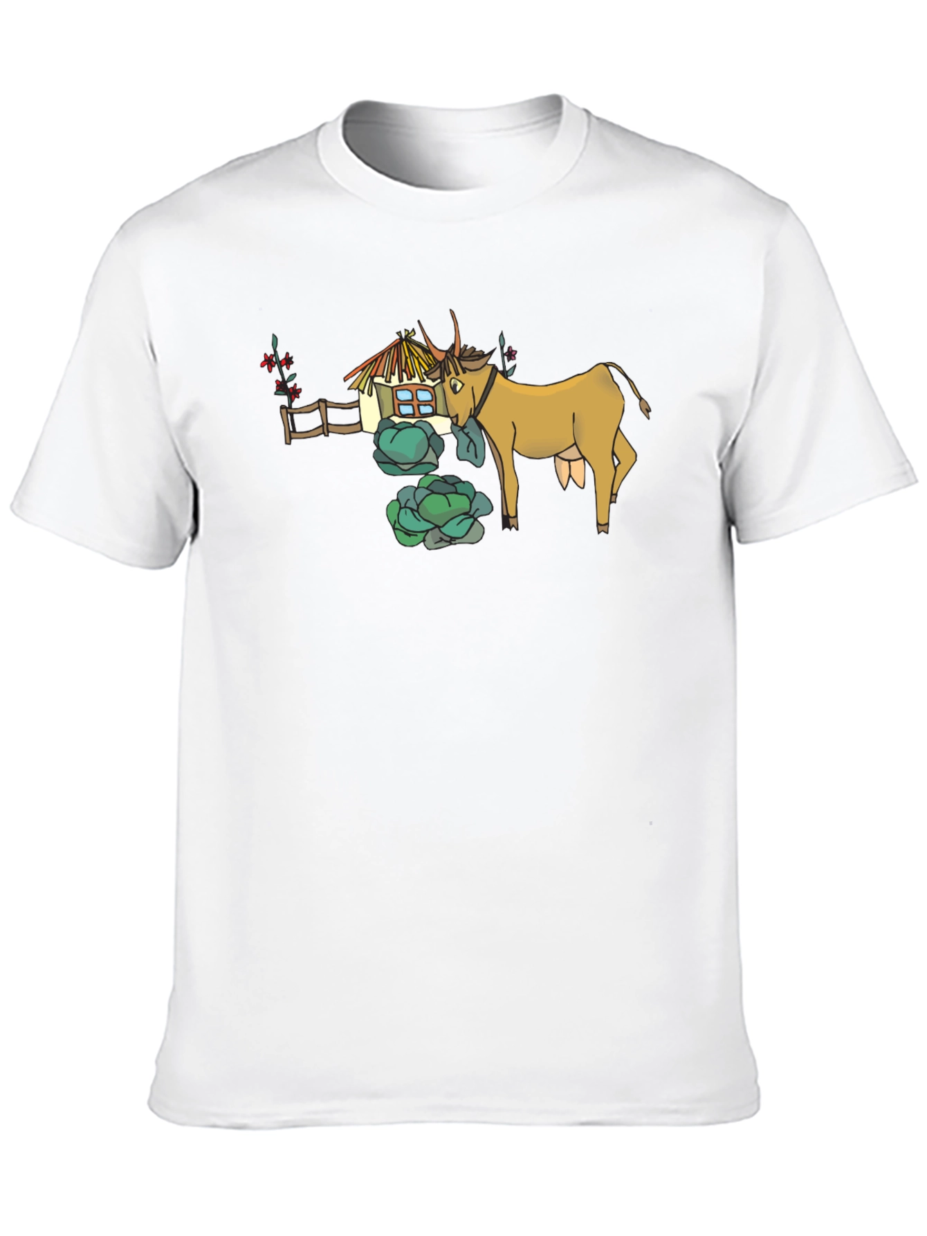 Black Quirky Cow & Farmhouse Graphic Tee - Black view 10