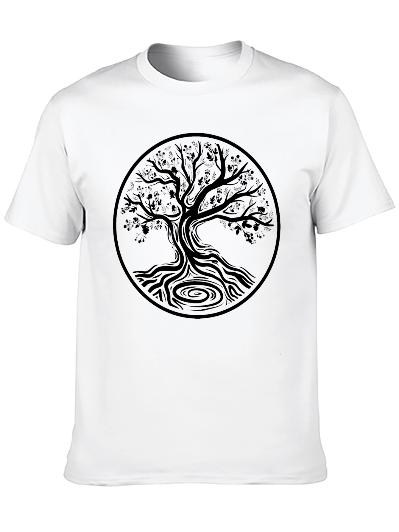 Black Black Tree of Life Graphic Tee view 10