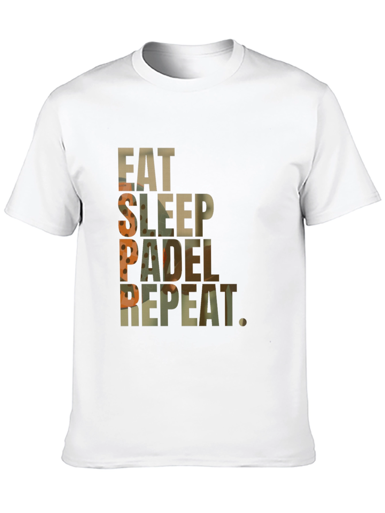 Black Eat Sleep Padel Repeat Black Graphic T-Shirt view 10