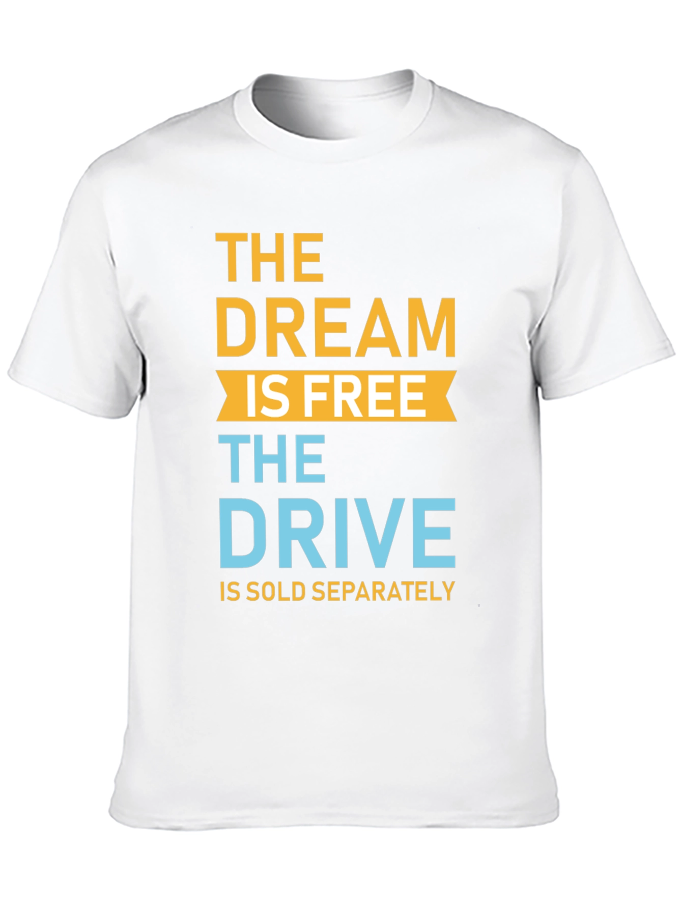Black Motivational Tee: The Dream Is Free view 10
