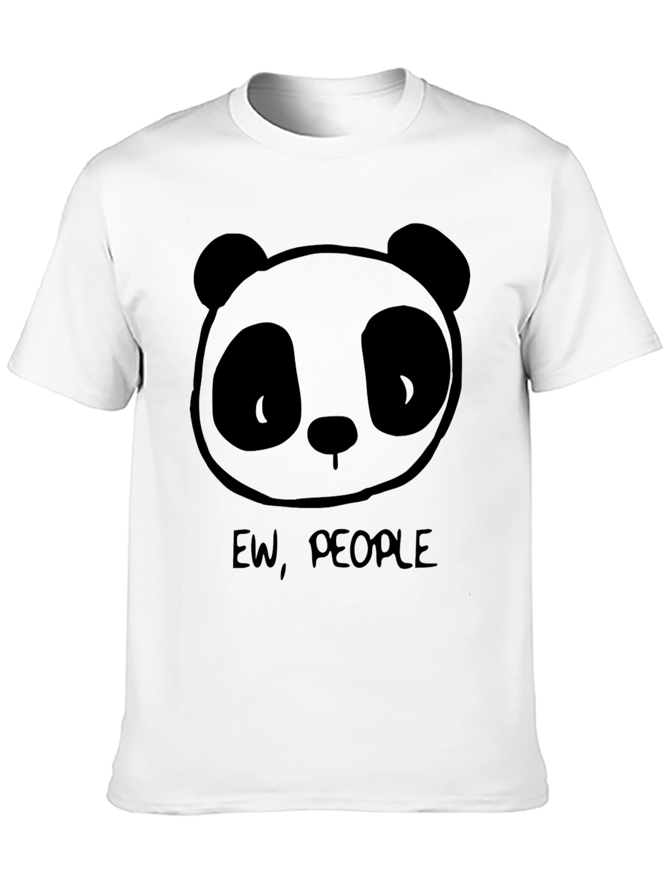 Black Ew People Panda Graphic T-Shirt view 10