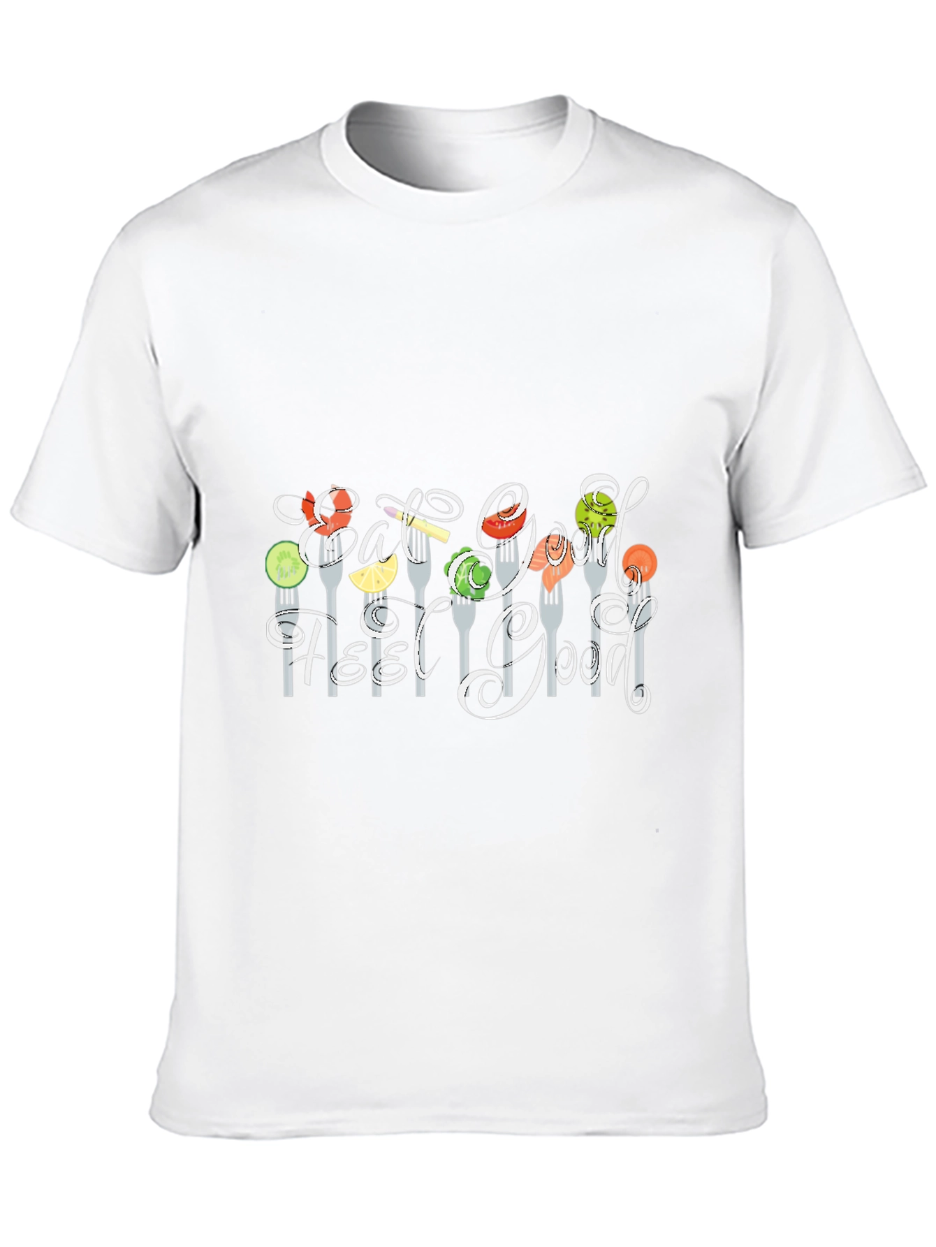 Black Eat Good Feel Good T-Shirt Black view 10