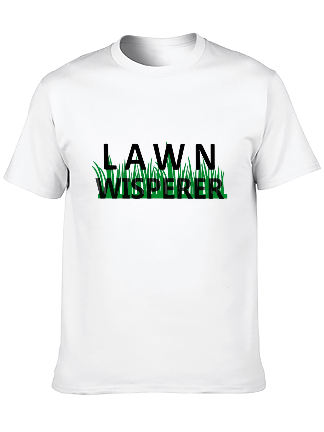 Black Lawn Whisperer T-Shirt - Black Cotton Blend view 10