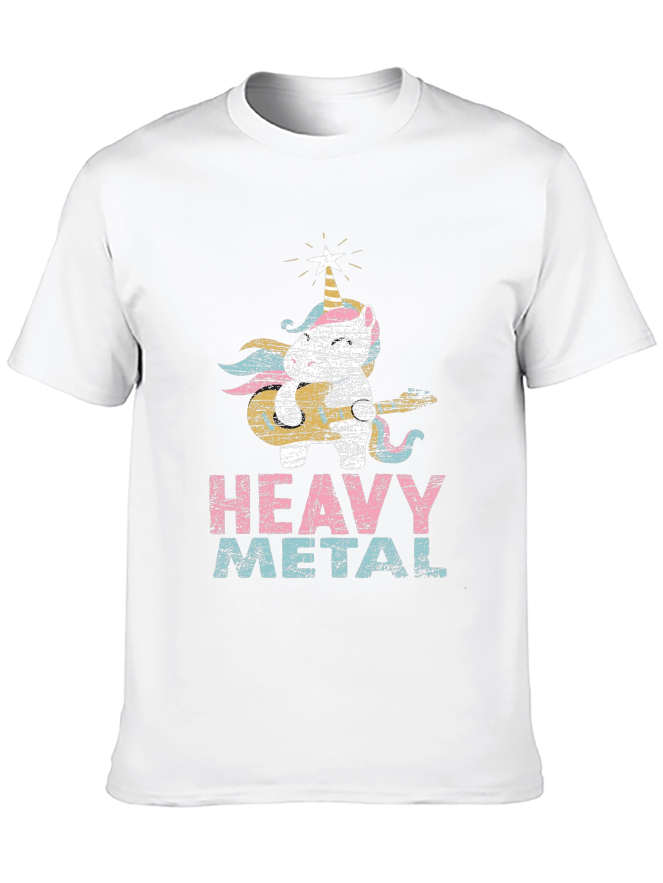 Black Unicorn Heavy Metal Graphic Tee view 10