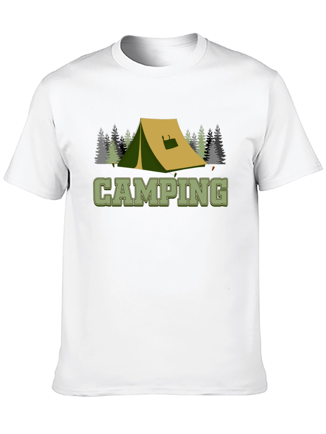 Camping Tent Graphic Tee - Outdoor Adventure Shirt - 10