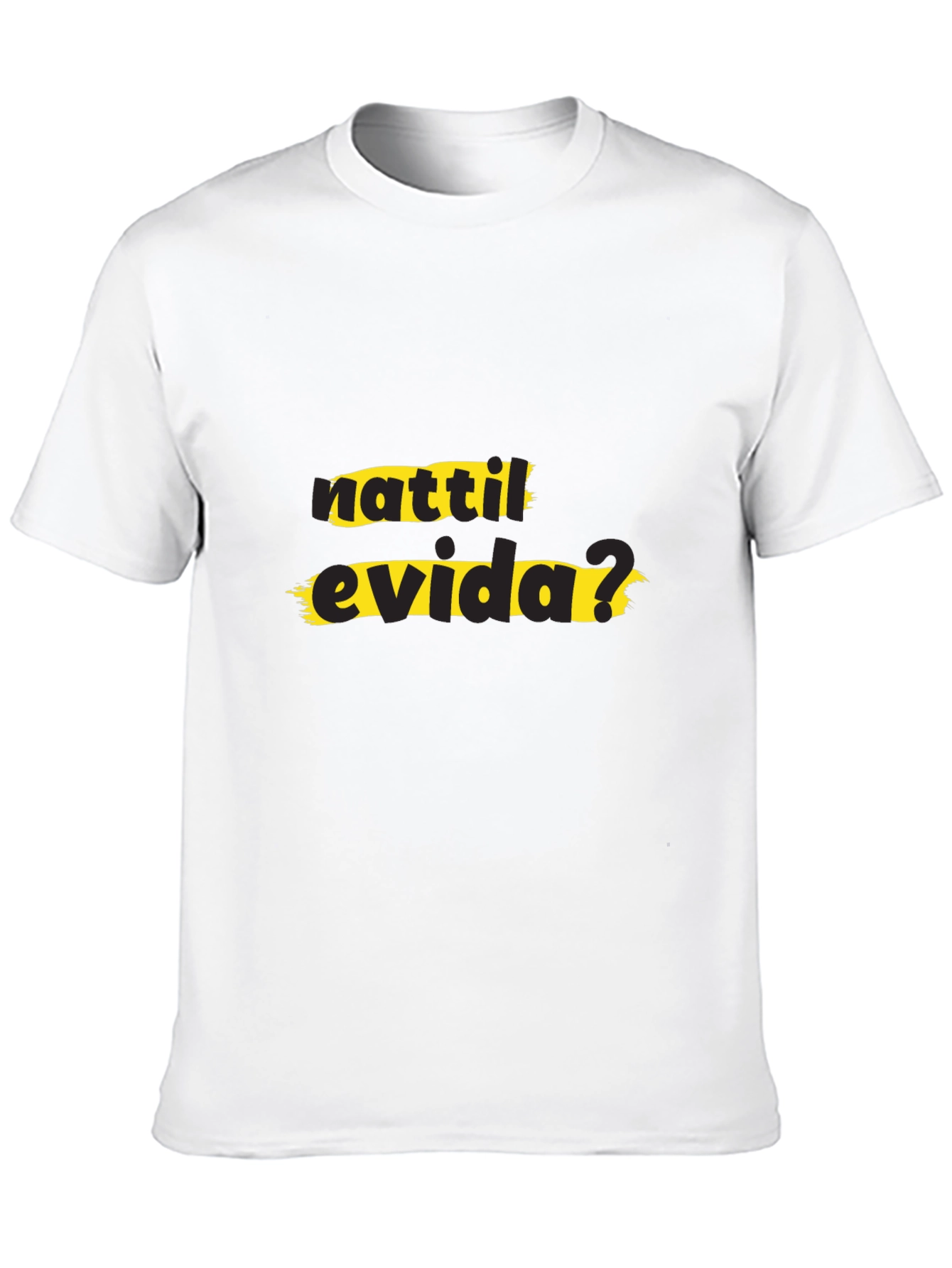 Black Nattile Evida? Black T-Shirt view 10