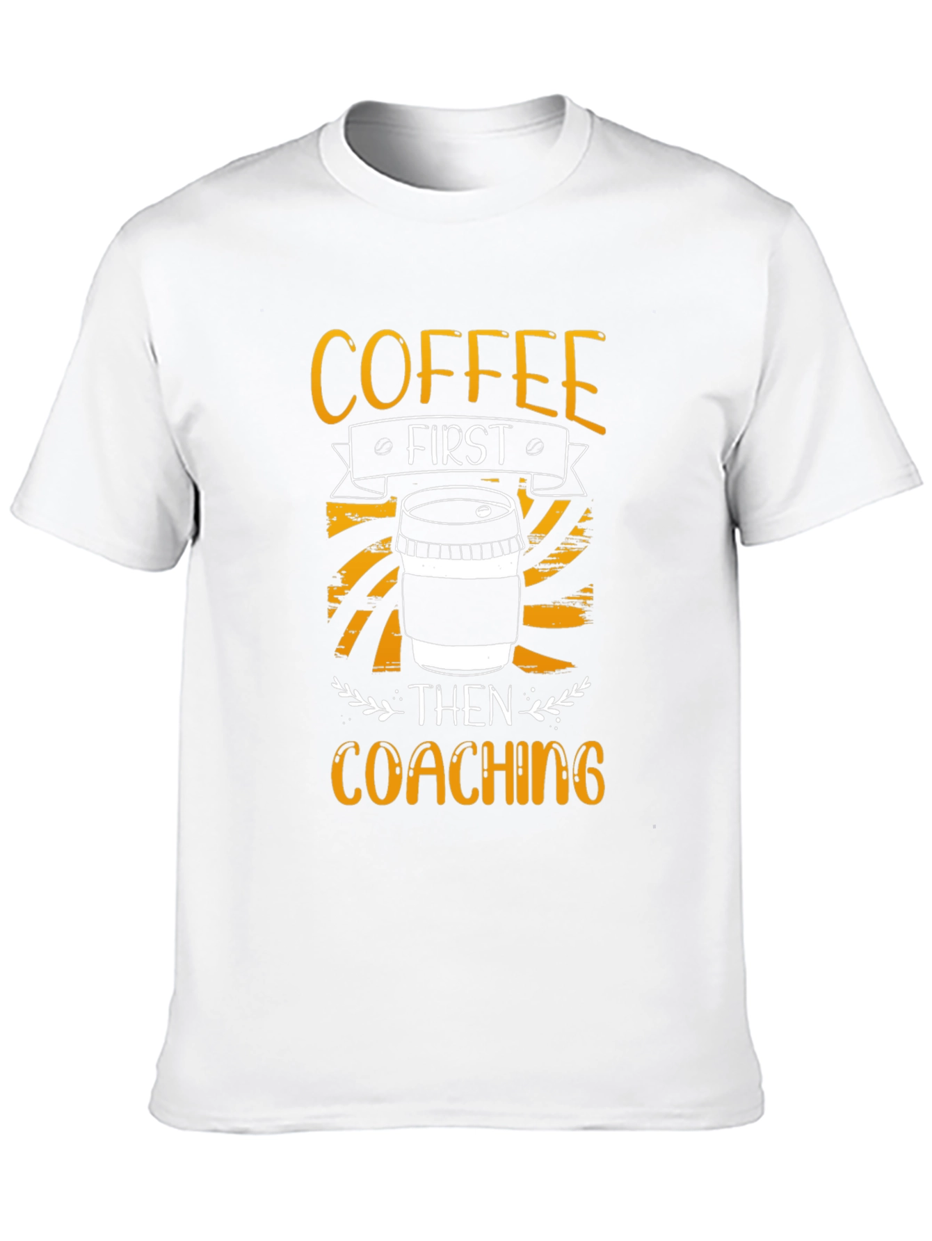 Black Coffee First Coaching T-Shirt - Soft Cotton Graphic Tee view 10