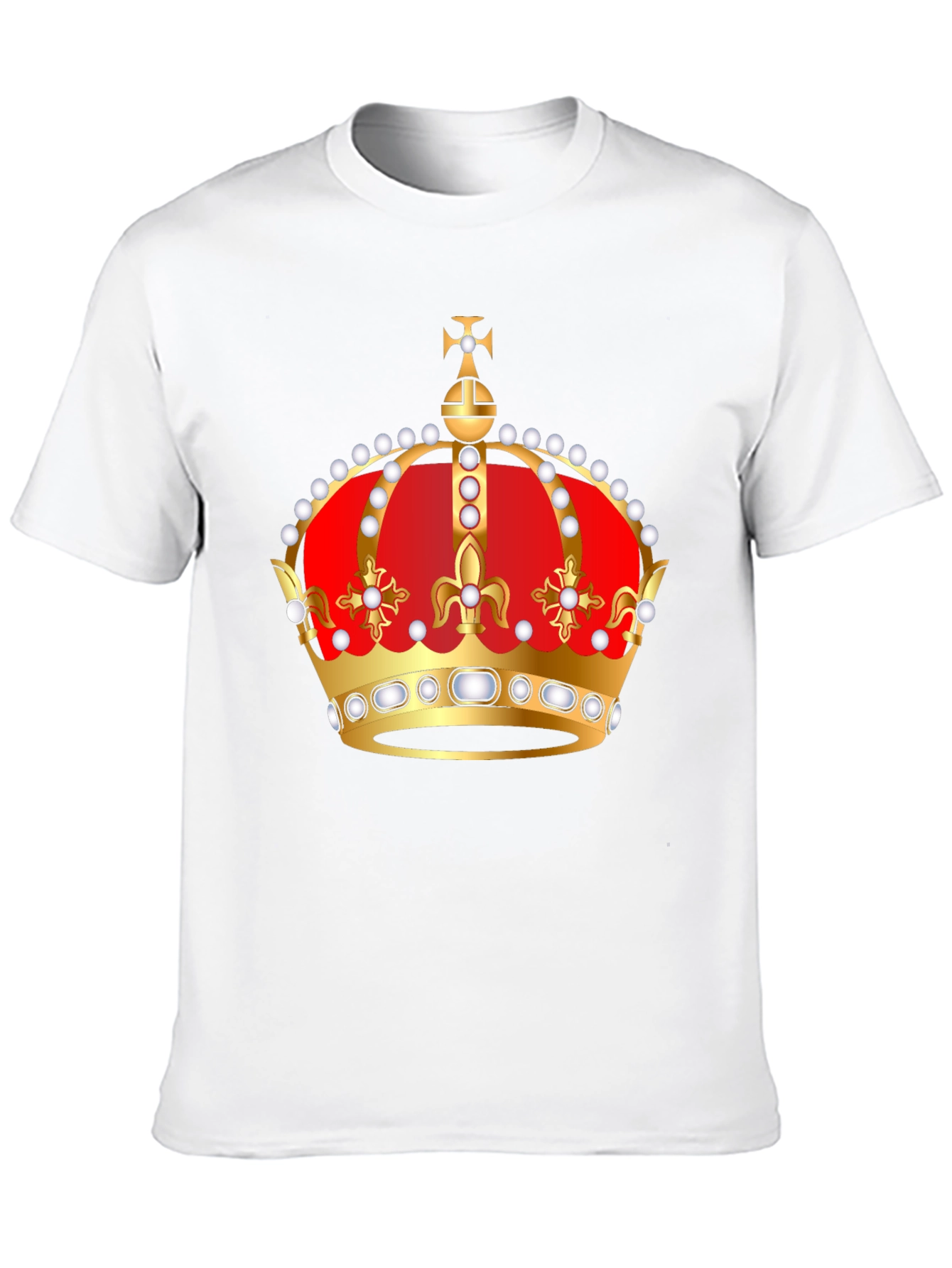Black Crown Graphic Tee - Royal Style T-Shirt view 10