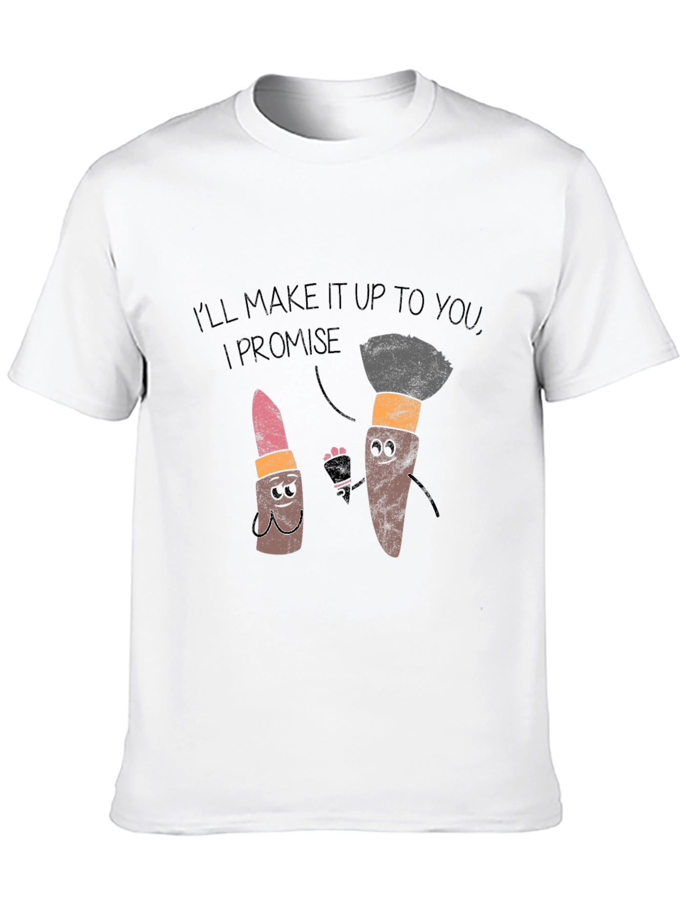 Black Makeup Apology T-Shirt view 10