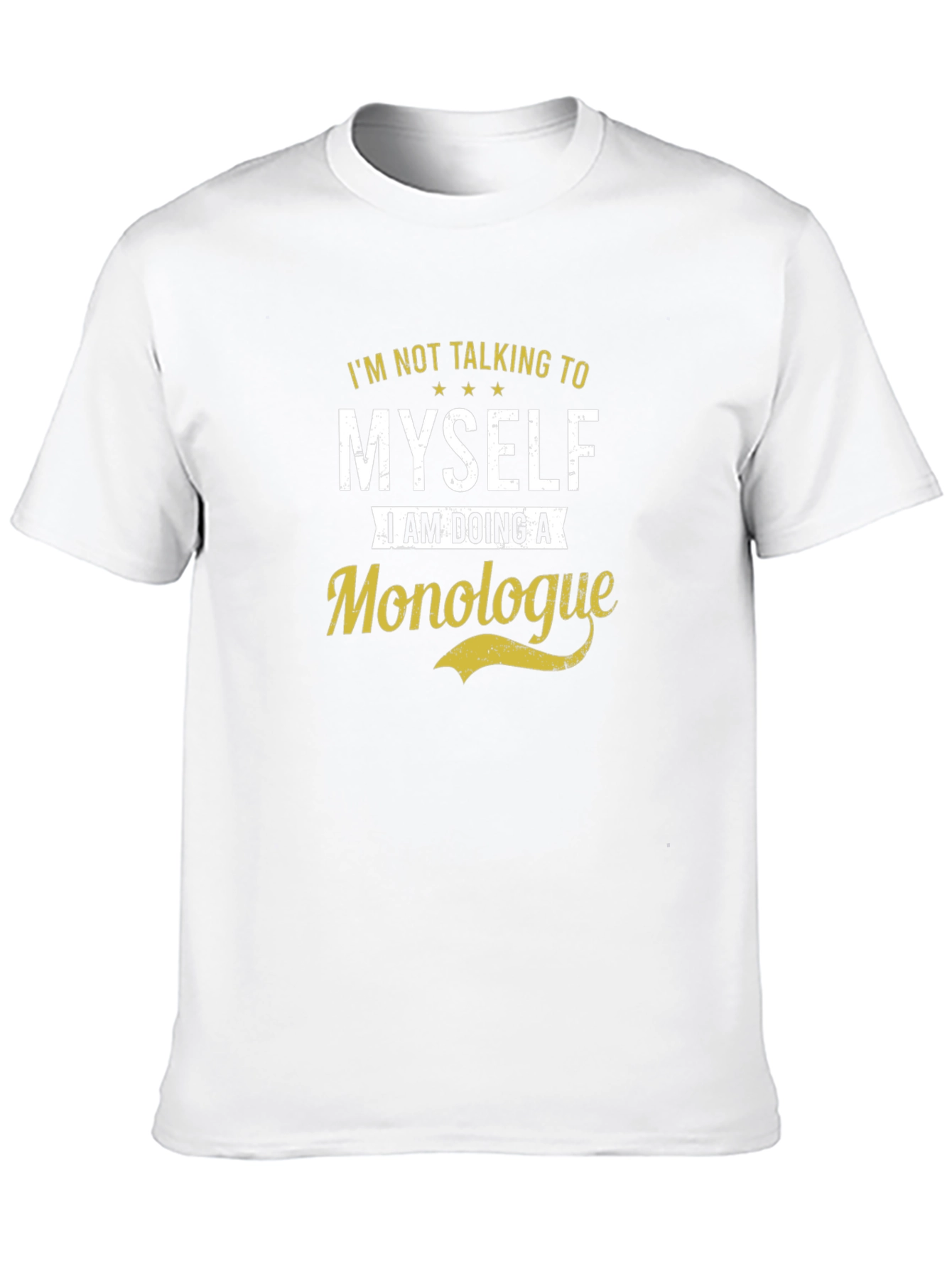 Black Monologue Graphic Tee -  Black Cotton T-Shirt view 10