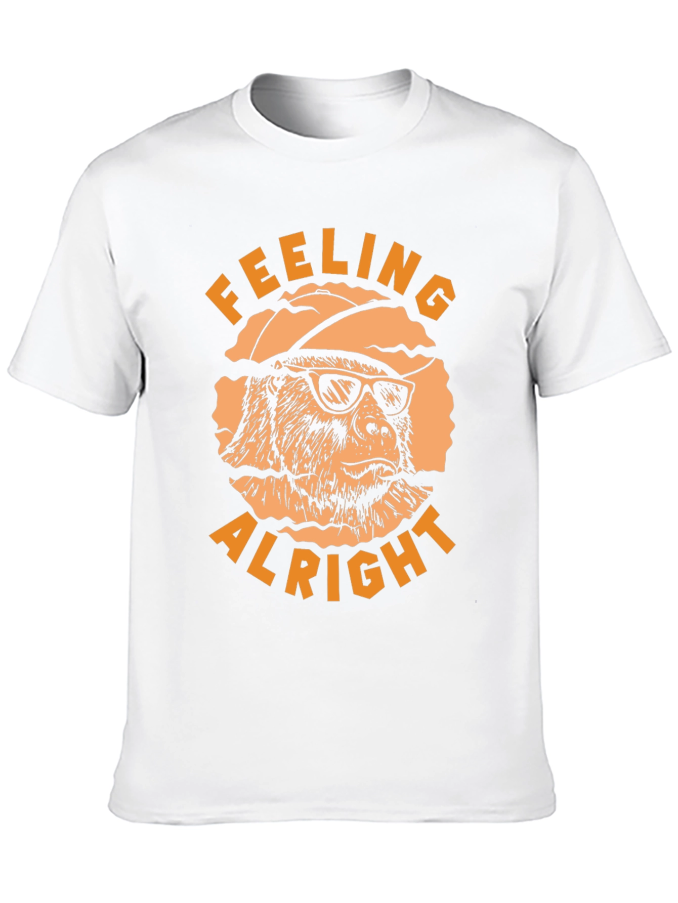 Black Feeling Alright T-Shirt view 10