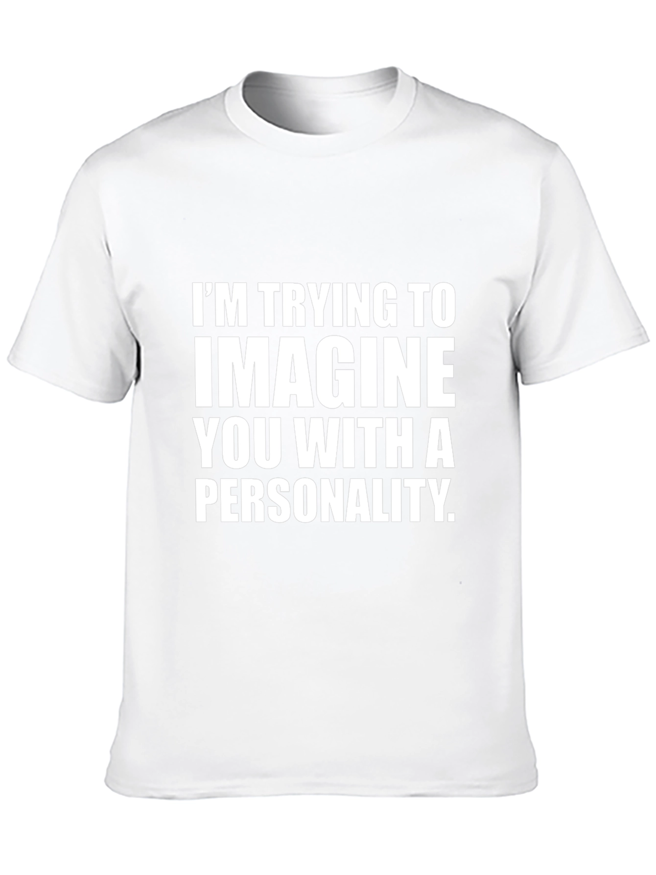 Black Sarcastic Personality Graphic Novelty T-Shirt view 10