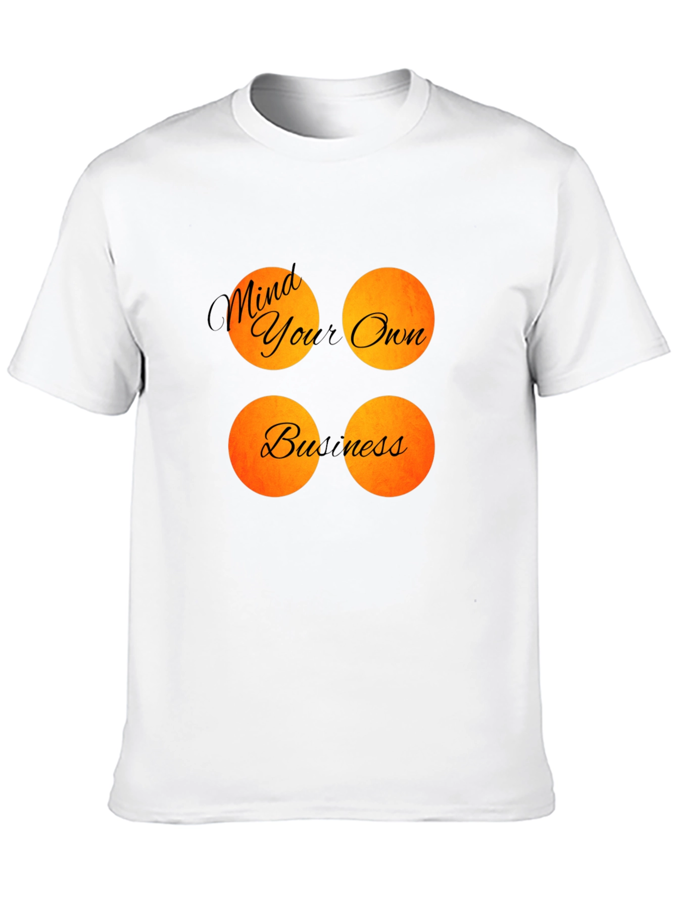 Black Mind Your Own Business Graphic Tee view 10