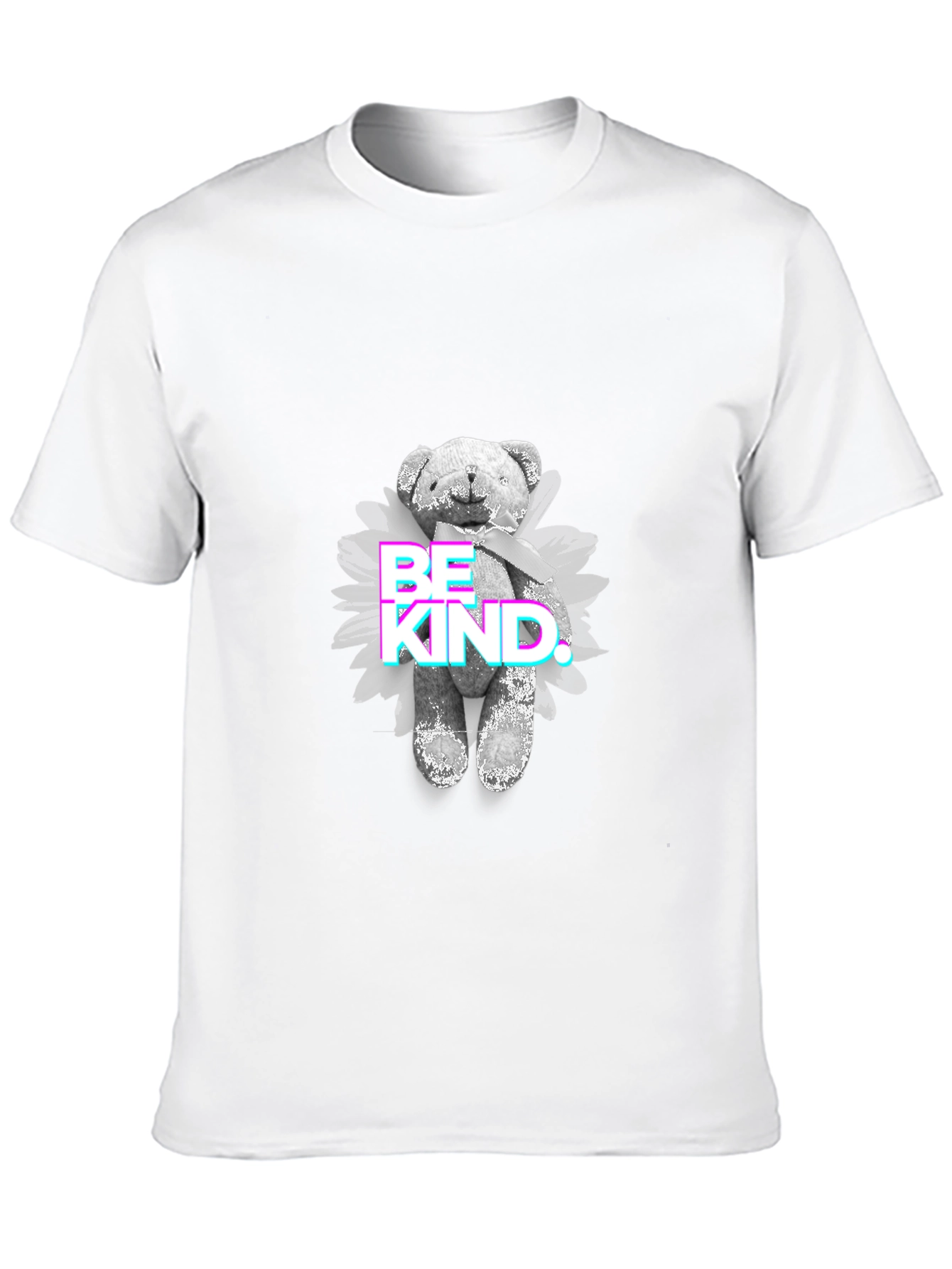 Black Be Kind Teddy Bear Graphic T-Shirt view 10