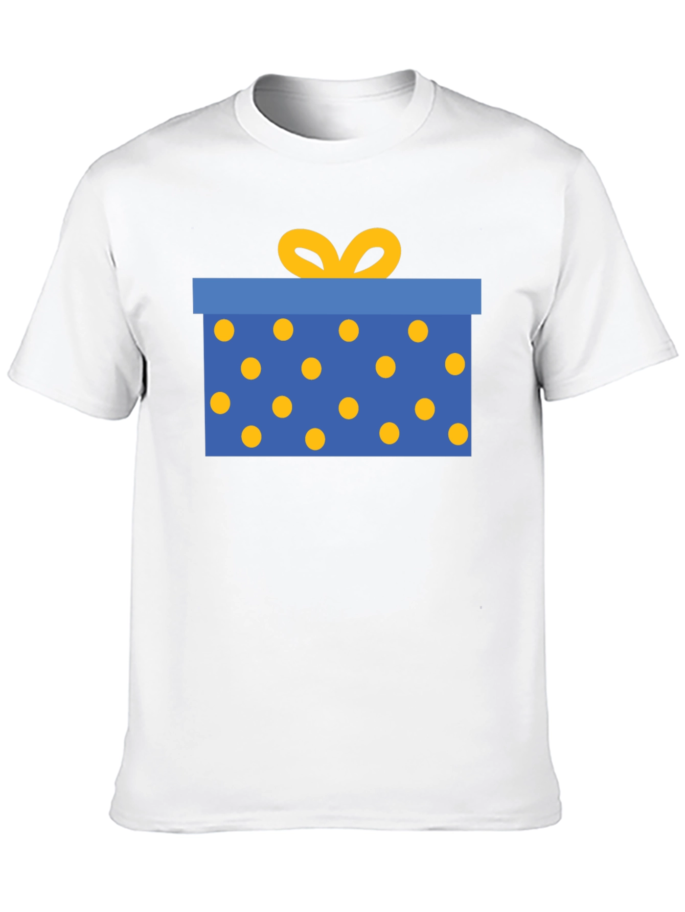 Black Gift Box Graphic Tee - Stylish Black T-Shirt view 10