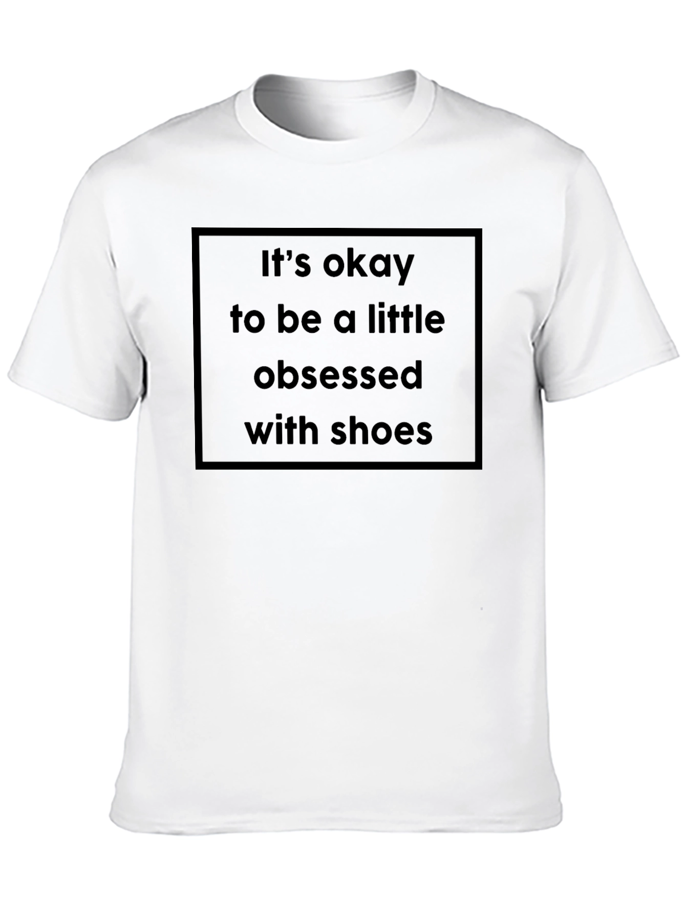 Black Obsessed with Shoes T-Shirt view 10
