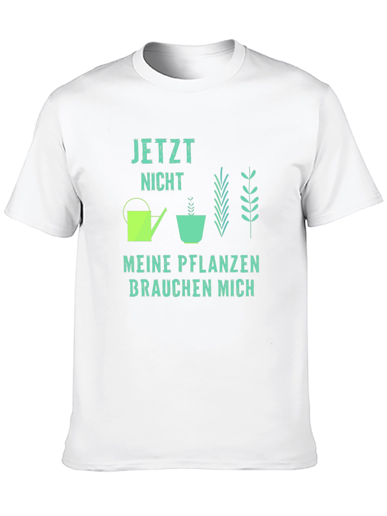 Black Plant Lover T-Shirt - Jetzt Nicht Meine Pflanzen Brauchen Mich view 10