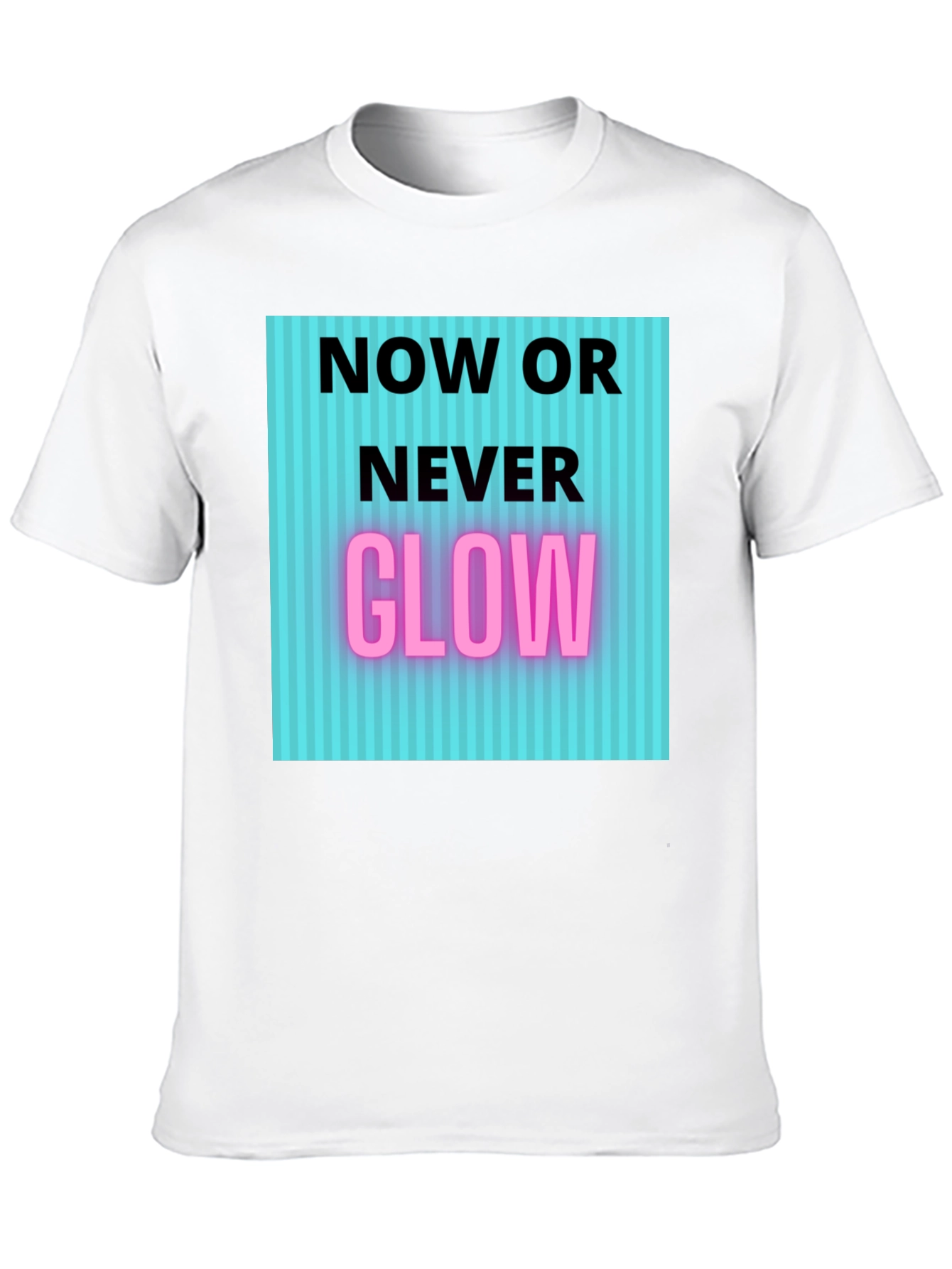 Black Now or Never Glow T-Shirt view 10