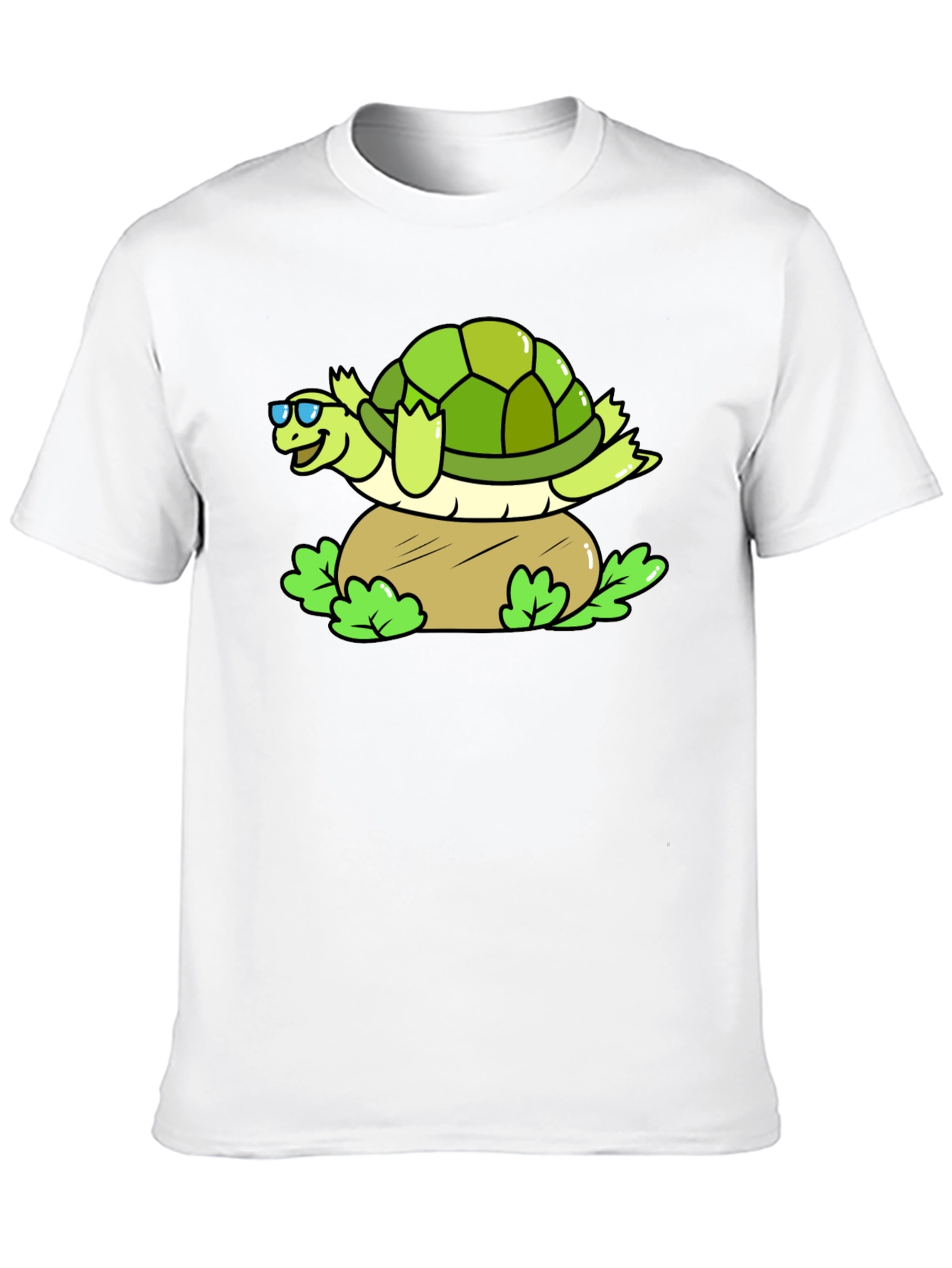 Black Cool Turtle Graphic T-Shirt - Relaxed Fit view 10