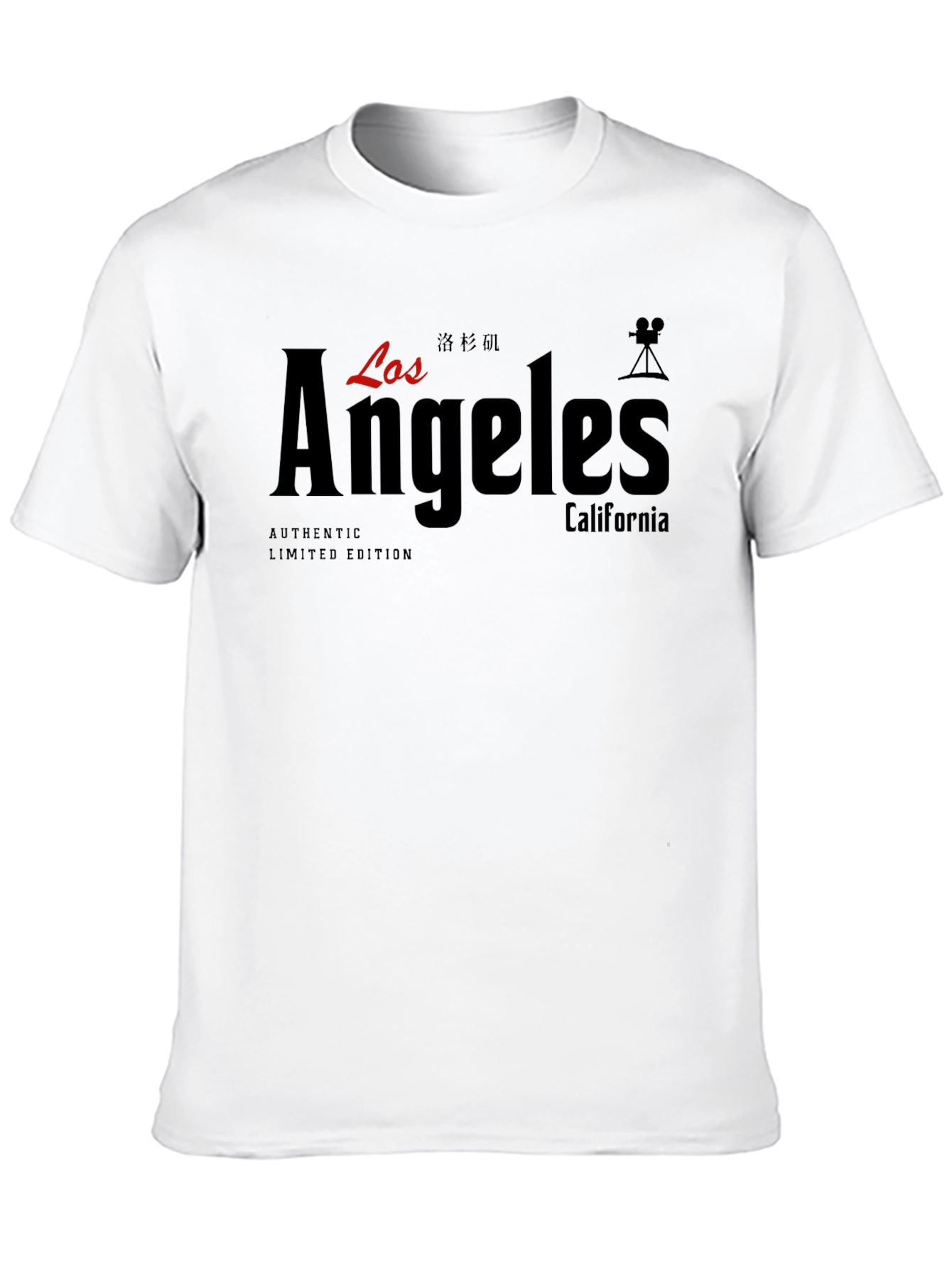 Los Angeles Black Graphic T-Shirt - Authentic Limited Edition - 10