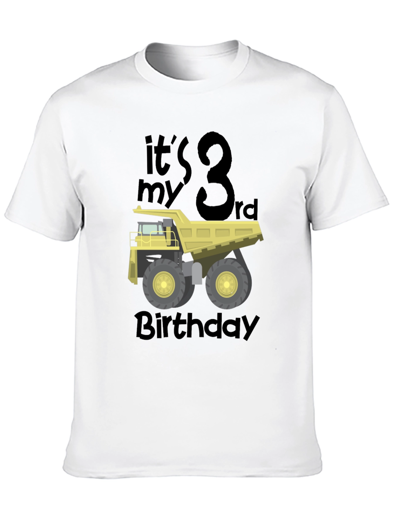 It's My 3rd Birthday Dump Truck T-Shirt - 10