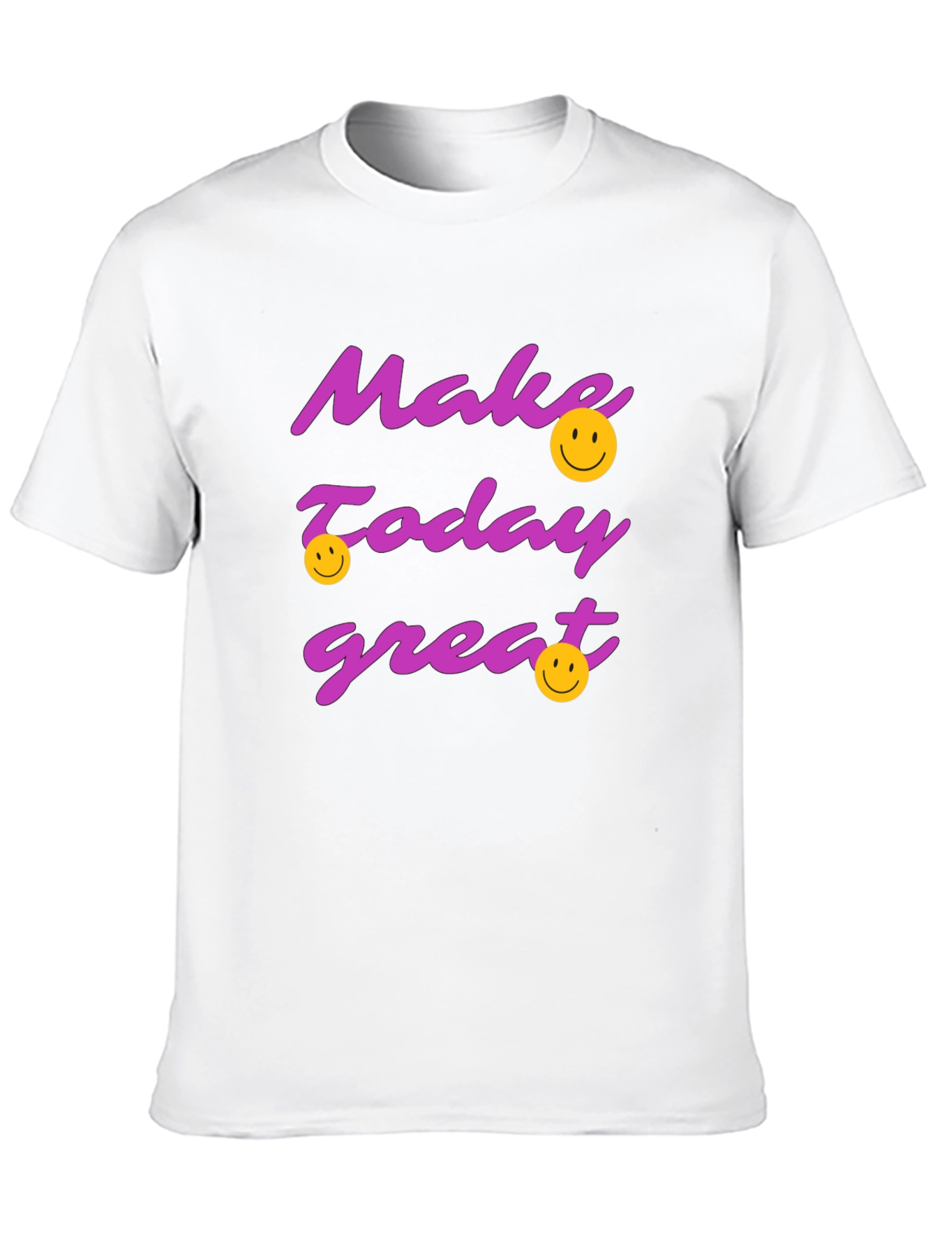 Black Make Today Great Graphic T-Shirt - Black view 10