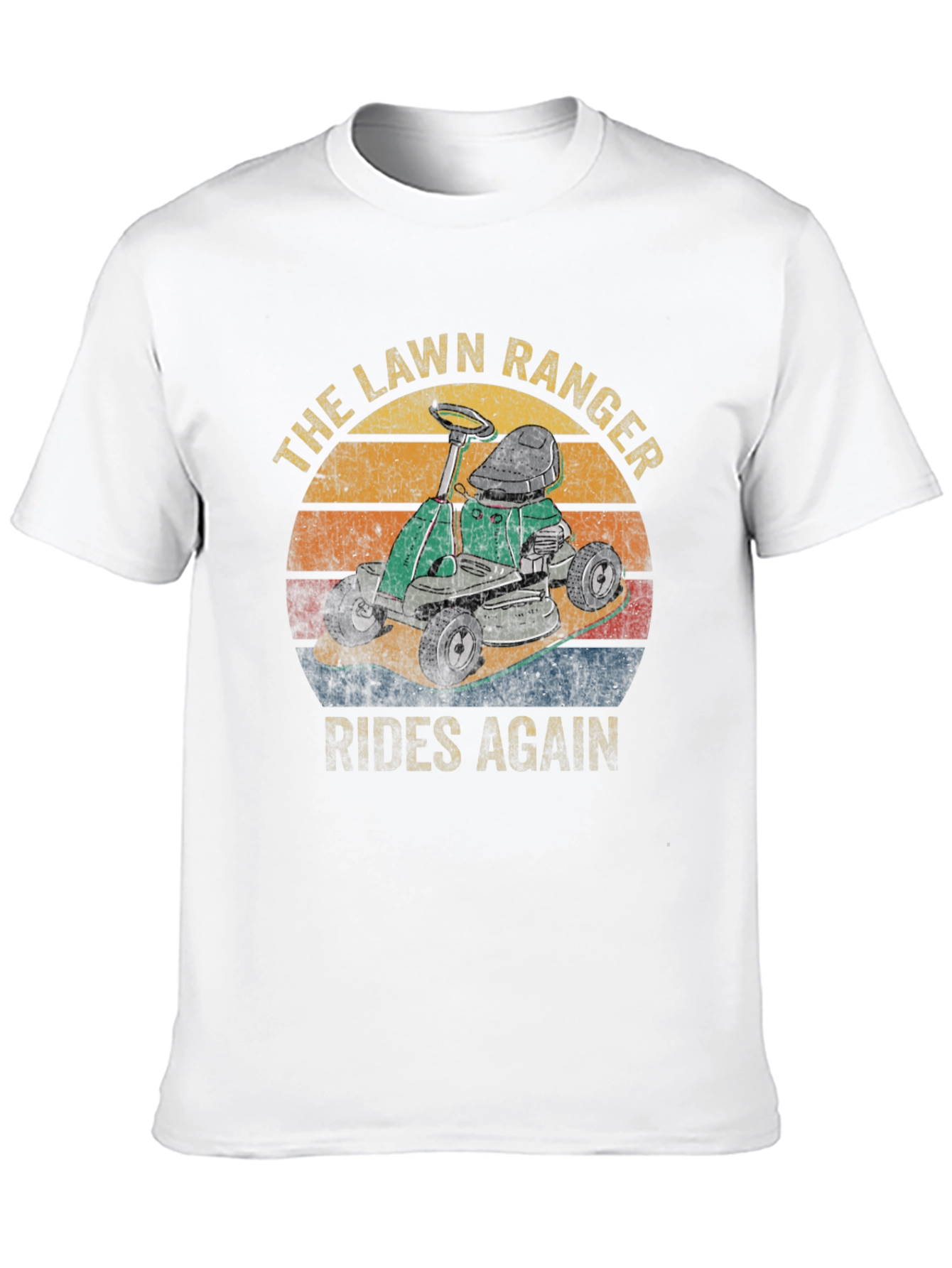 Black The Lawn Ranger T-Shirt - Rides Again Graphic Tee view 10