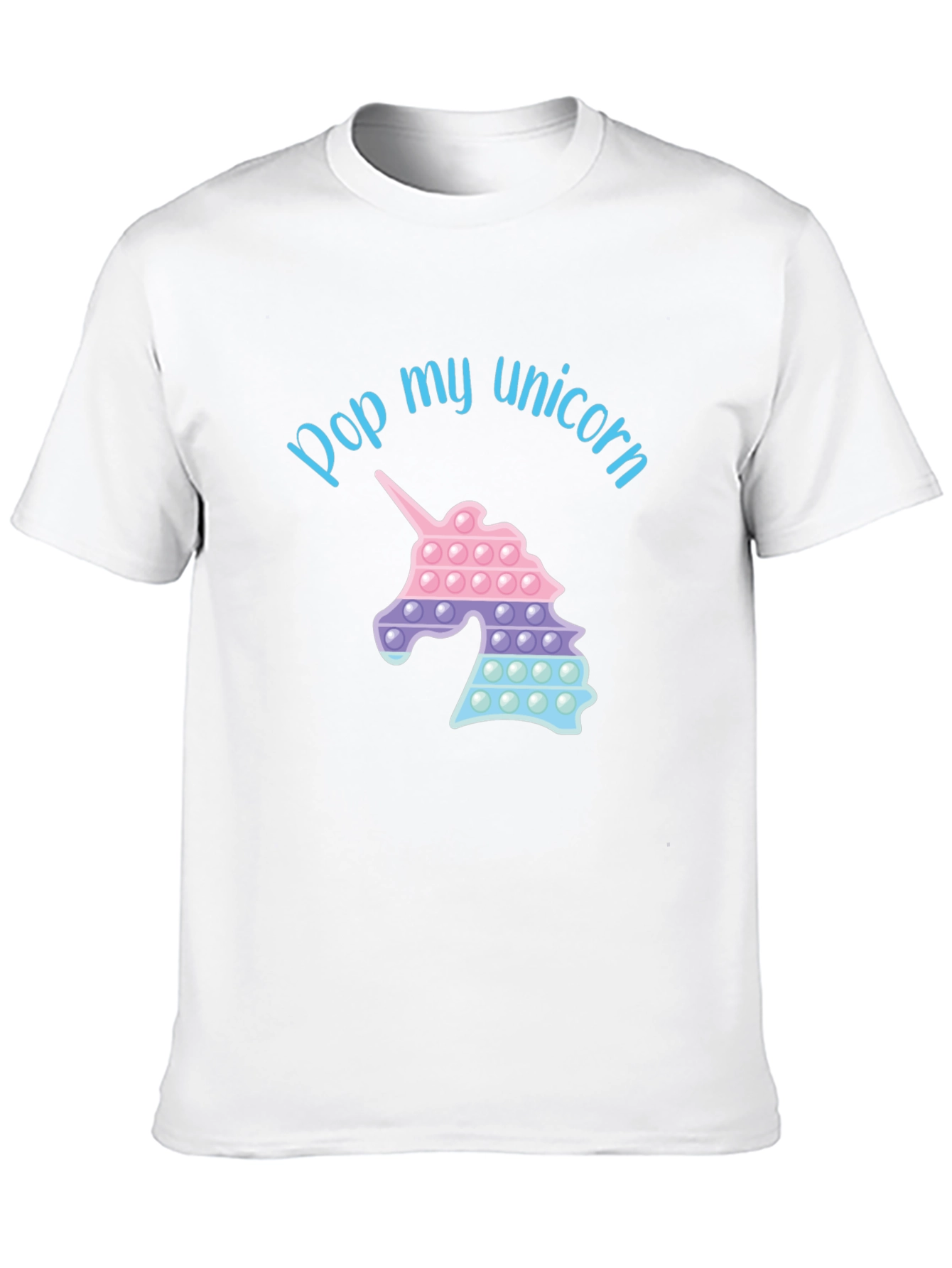 Black Pop My Unicorn T-Shirt Black Graphic Tee view 10