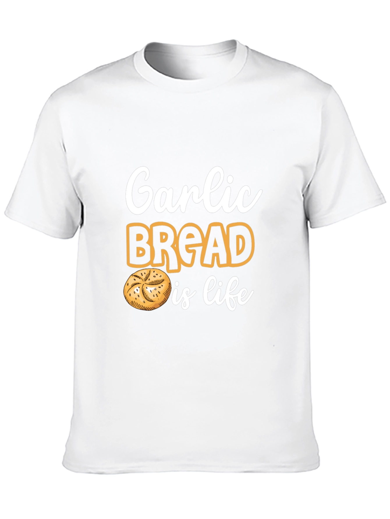 Black Garlic Bread is Life Graphic Tee - Soft Cotton Blend view 10