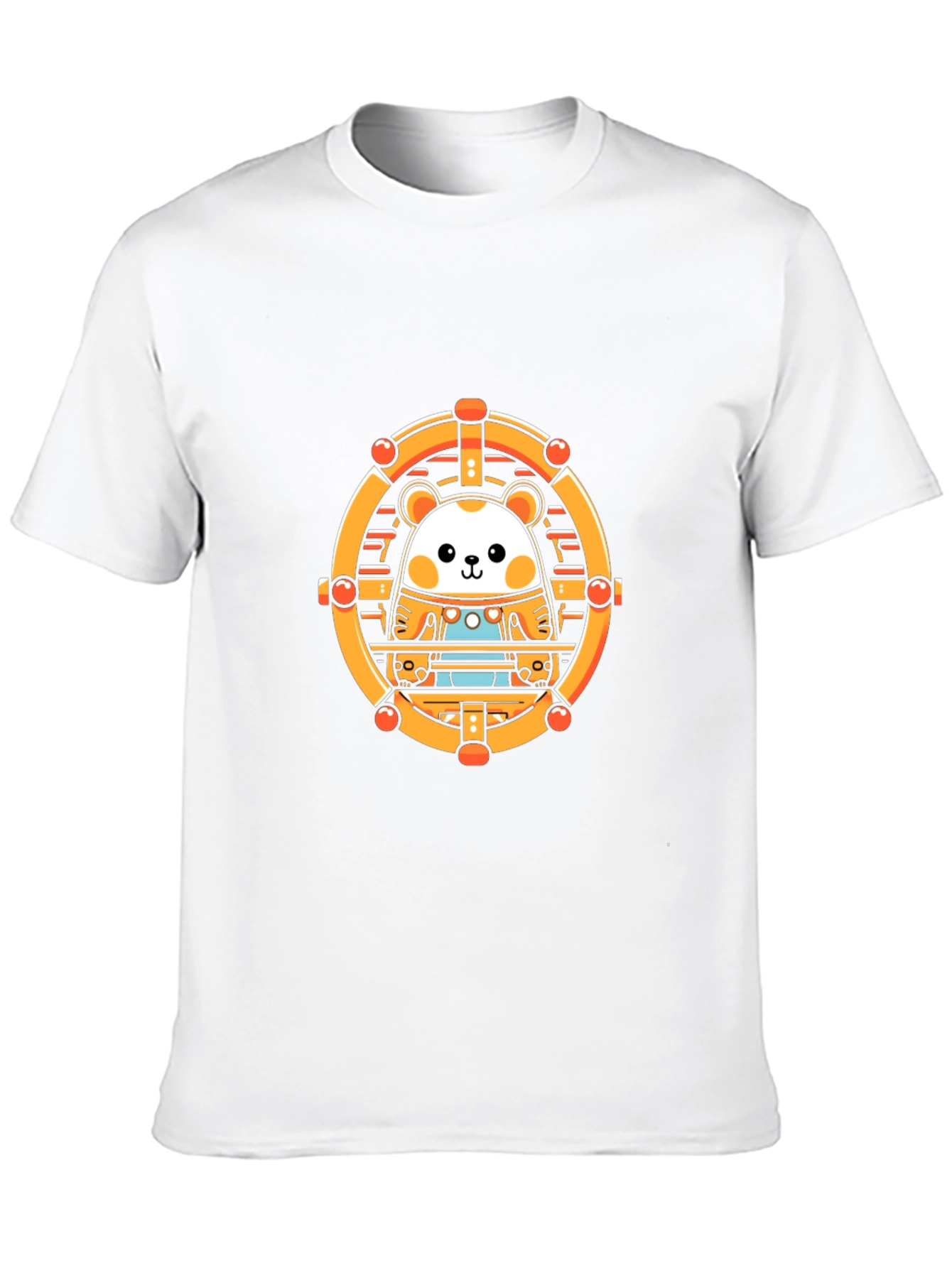 Black Cute Hamster Wheel Black T-Shirt view 10