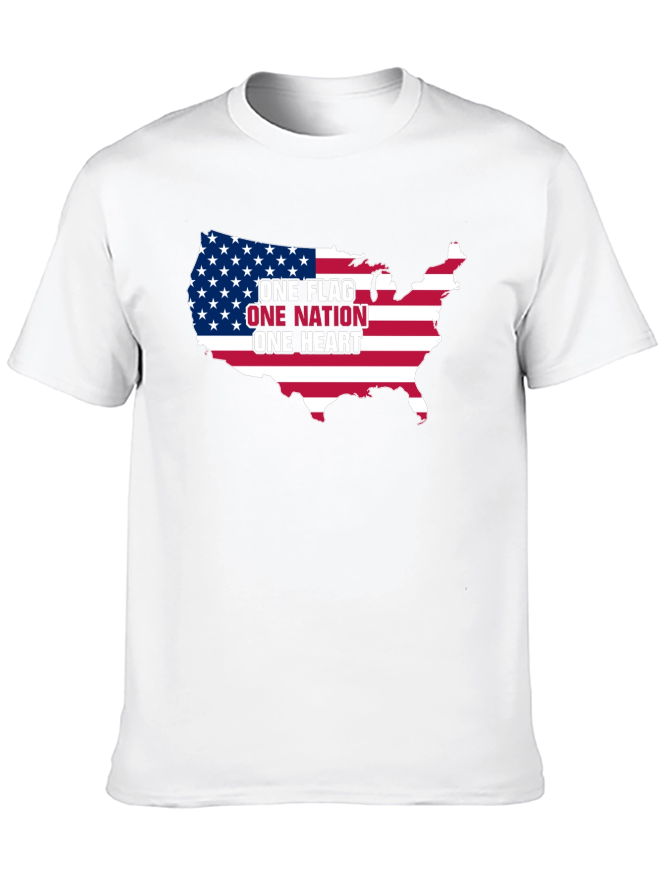 Black One Nation Patriotic T-Shirt view 10