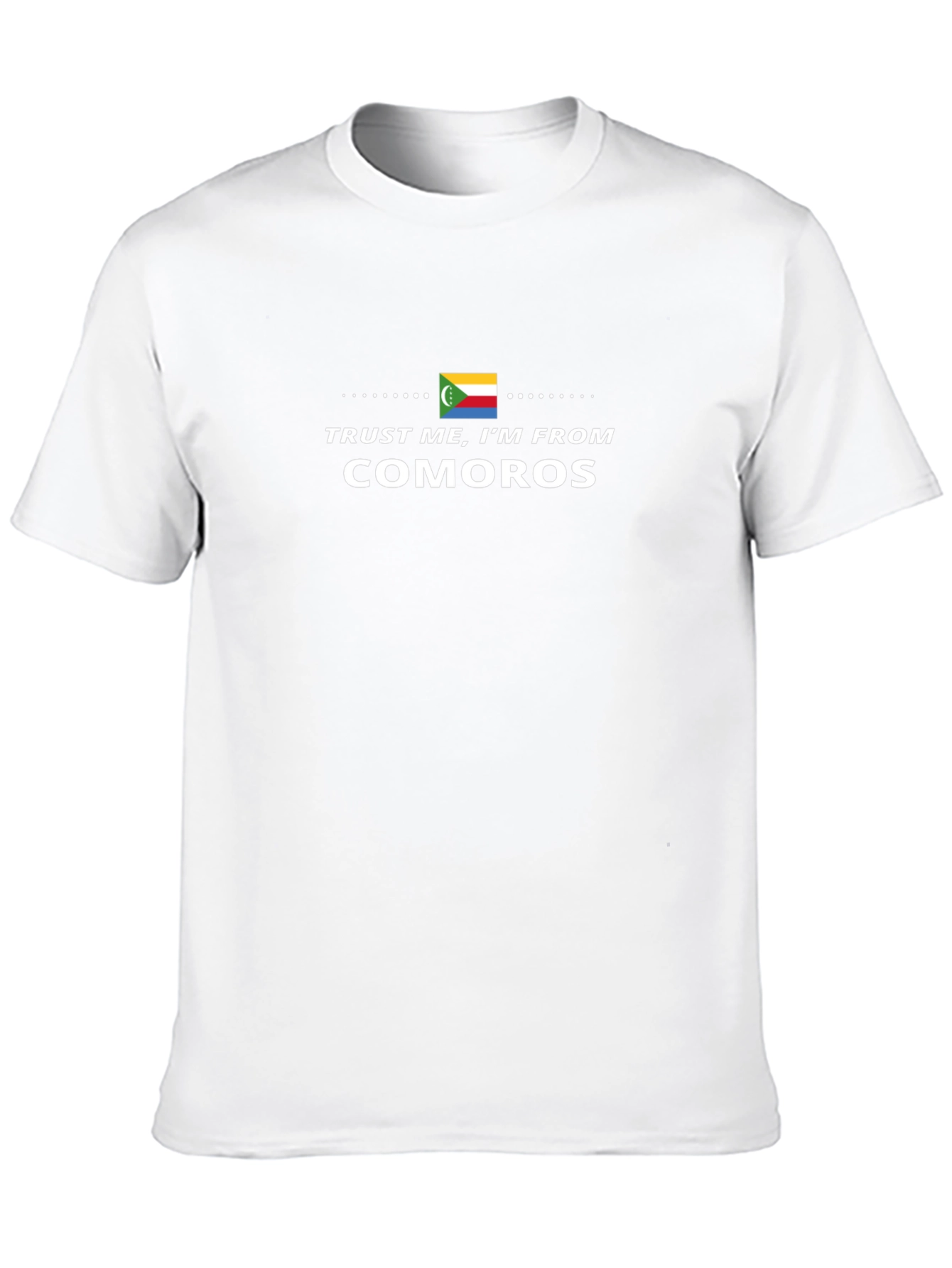 Black Comoros Pride T-Shirt - Trust Me, I'm From Comoros view 10