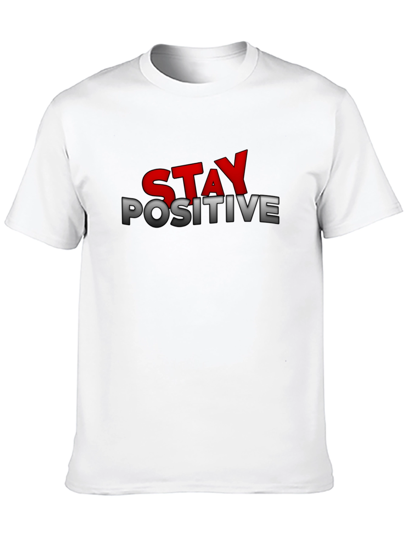 Black Stay Positive Black Graphic Tee - Motivation view 10