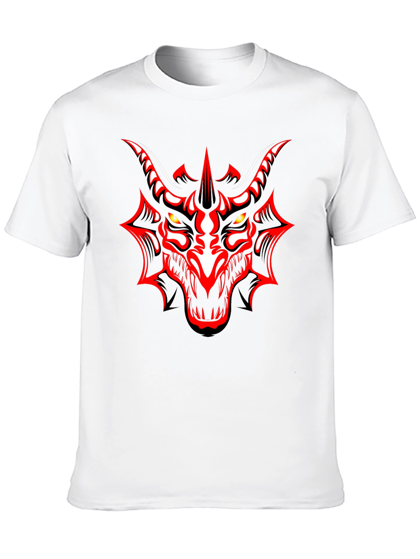 Black Bold Dragon Graphic Black T-Shirt view 10