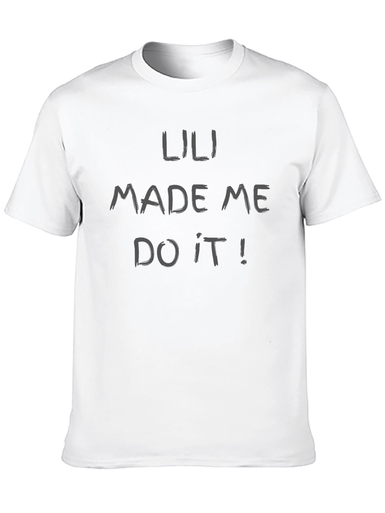 Black Lili Made Me Do It! Novelty Graphic Tee view 10