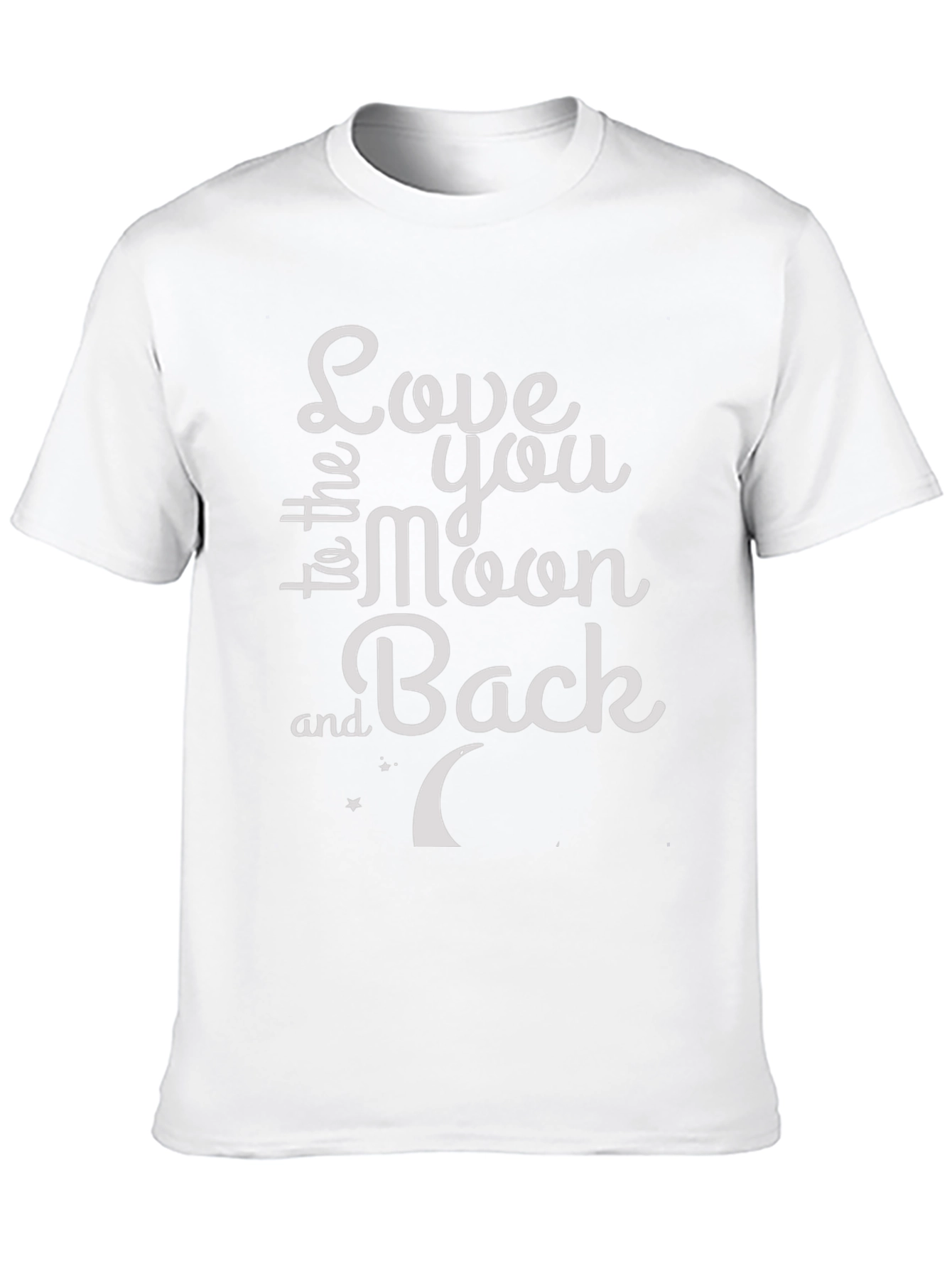 Black Love You to the Moon and Back Graphic Tee view 10