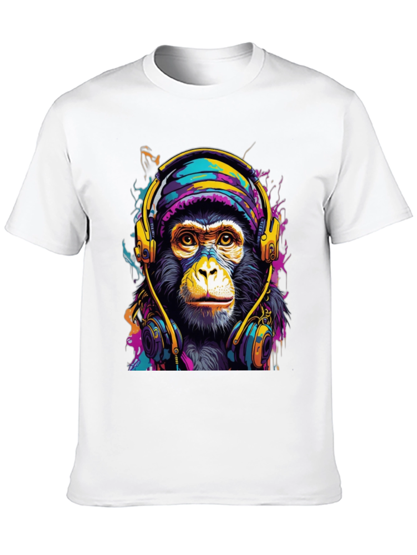 Black Monkey DJ Graphic Tee - Cool & Stylish view 10