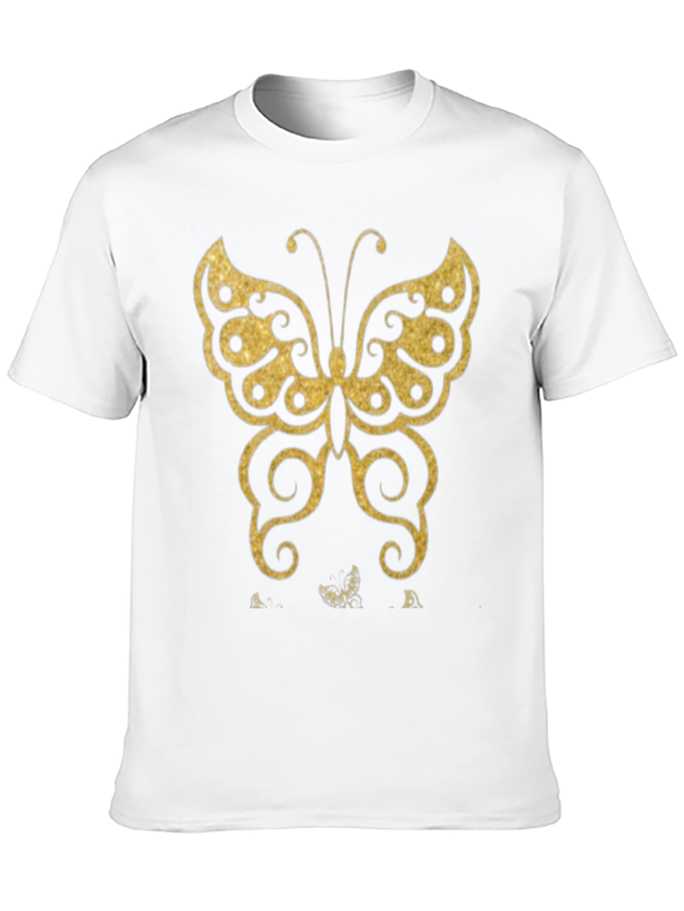 Black Butterfly Graphic Black T-Shirt view 10