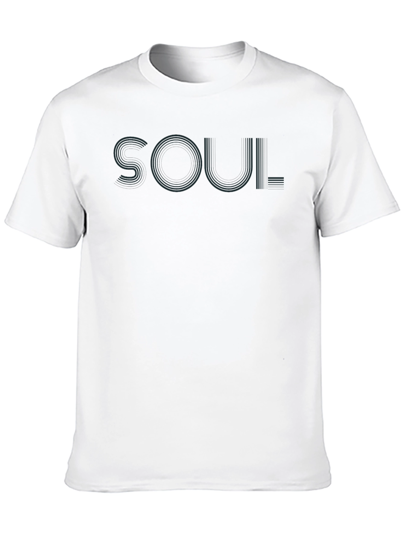Black Men's Black SOUL Graphic Tee view 10