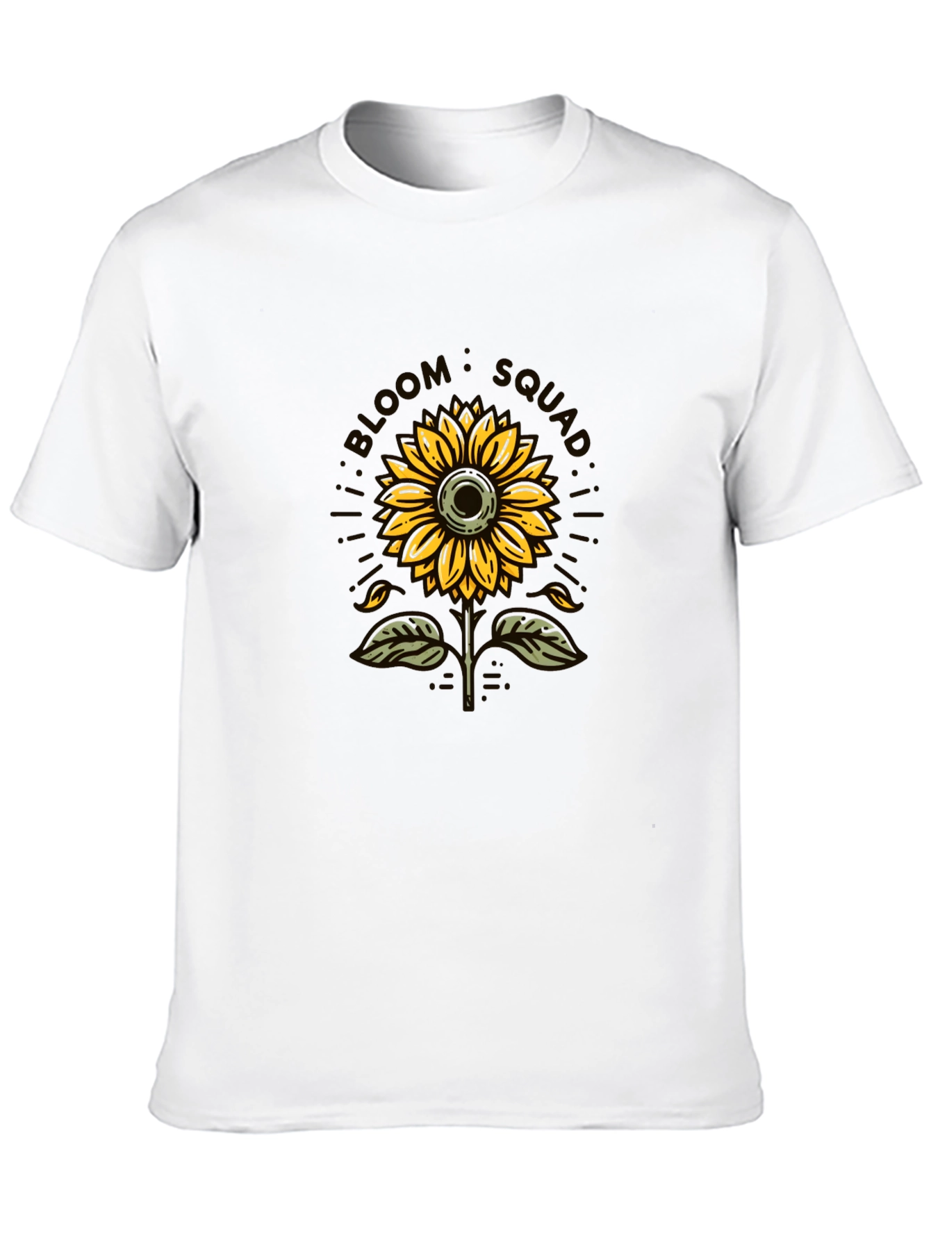 Black Bloom Squad Sunflower Graphic Tee view 10