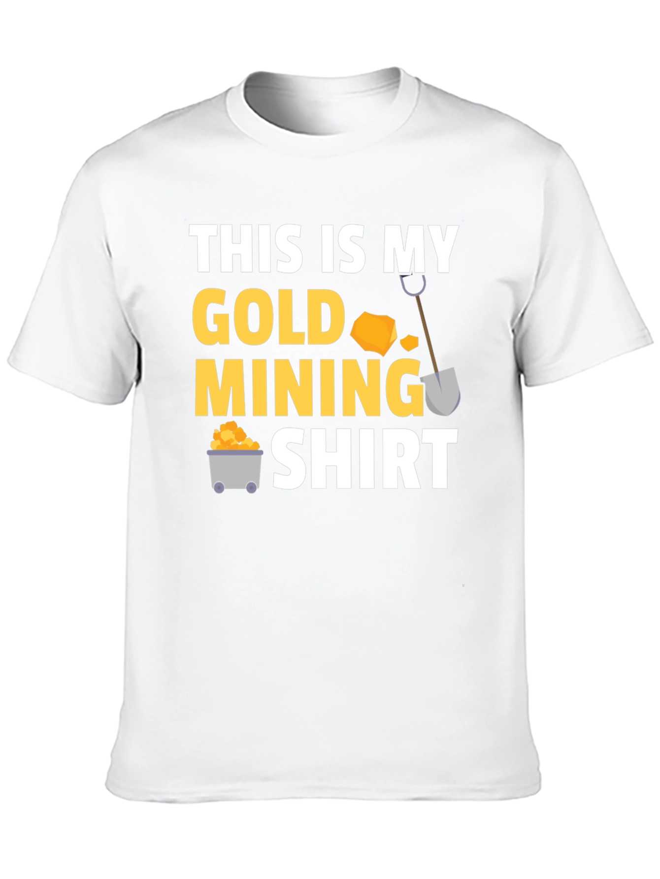 Black Gold Mining Shirt - Funny Mining T-Shirt view 10
