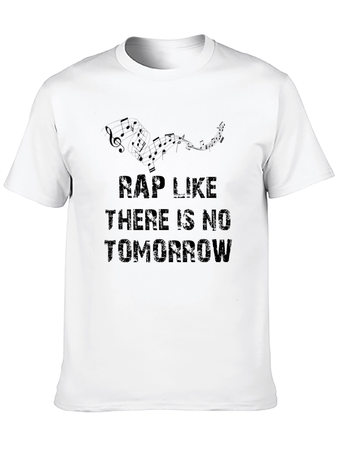 Black Rap Like There's No Tomorrow T-Shirt view 10