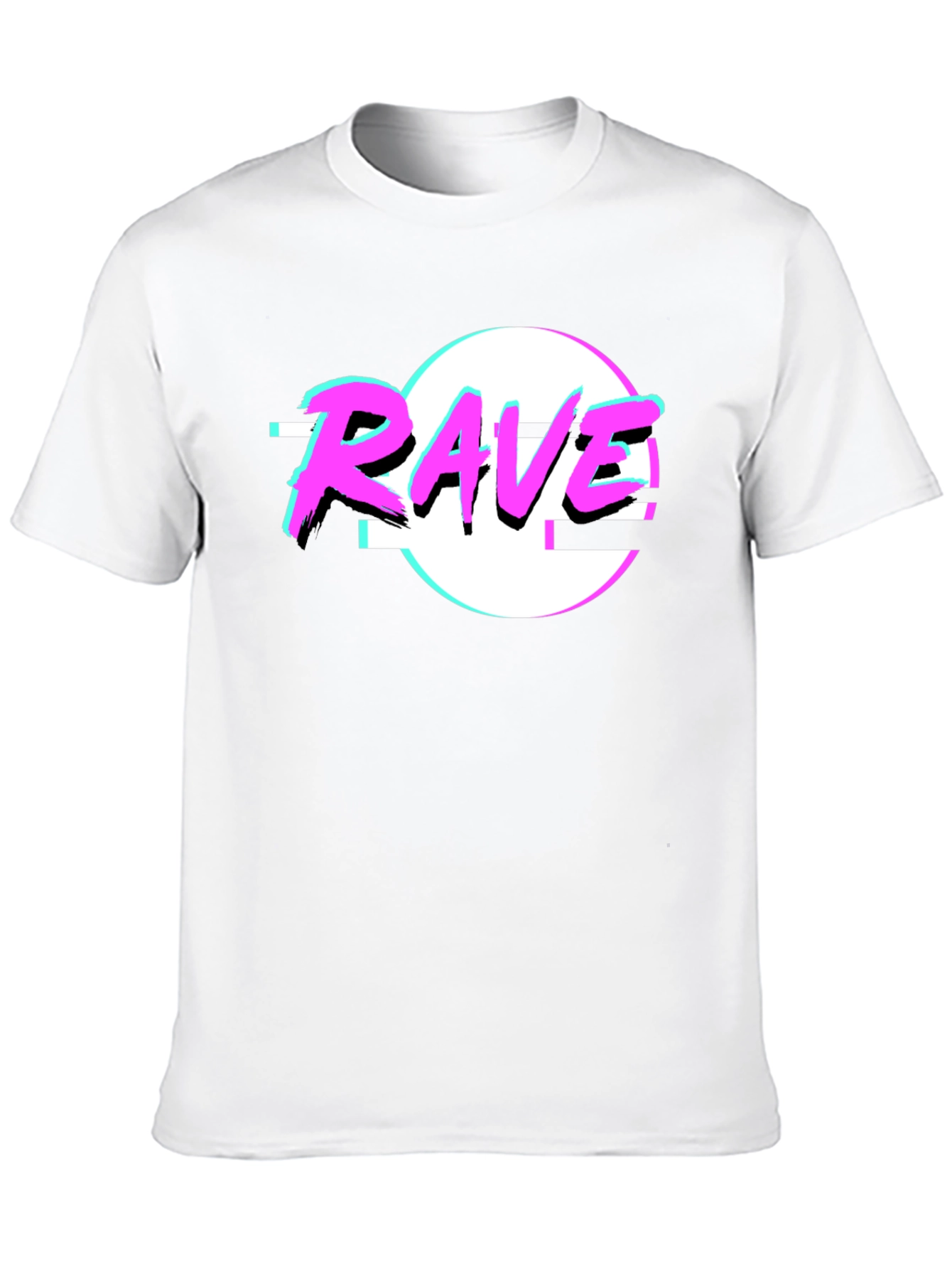 Rave Retro T-Shirt - 80s Neon Design - 10