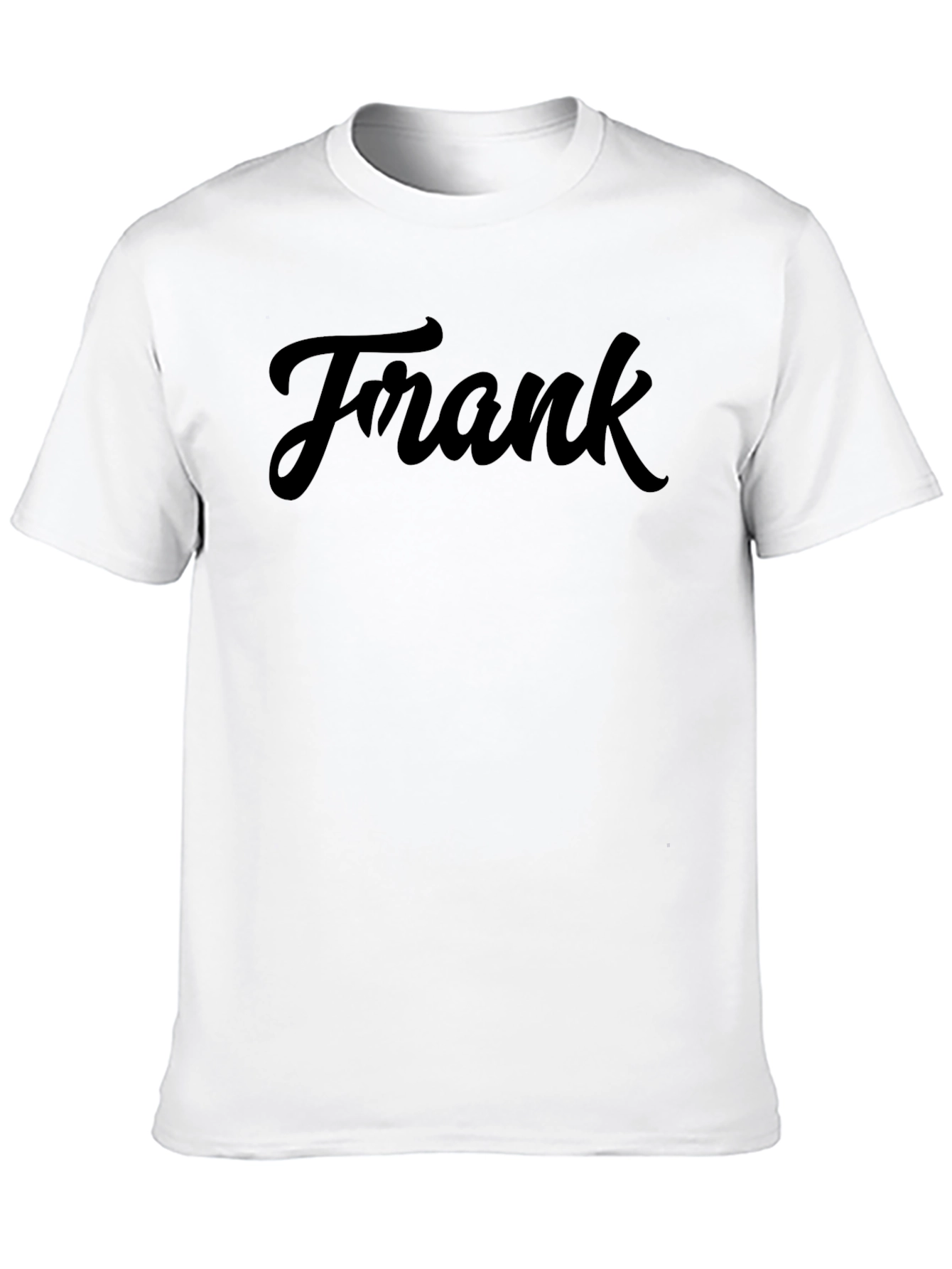 Black Frank Tee - Classic Script Logo T-Shirt view 10