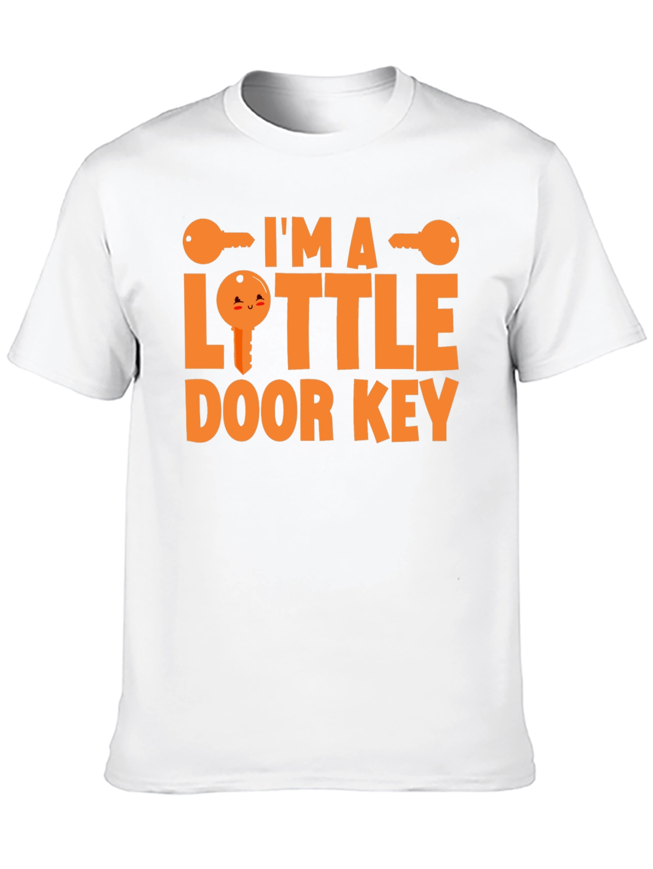 Black I'm a Little Door Key Funny Graphic Tee view 10