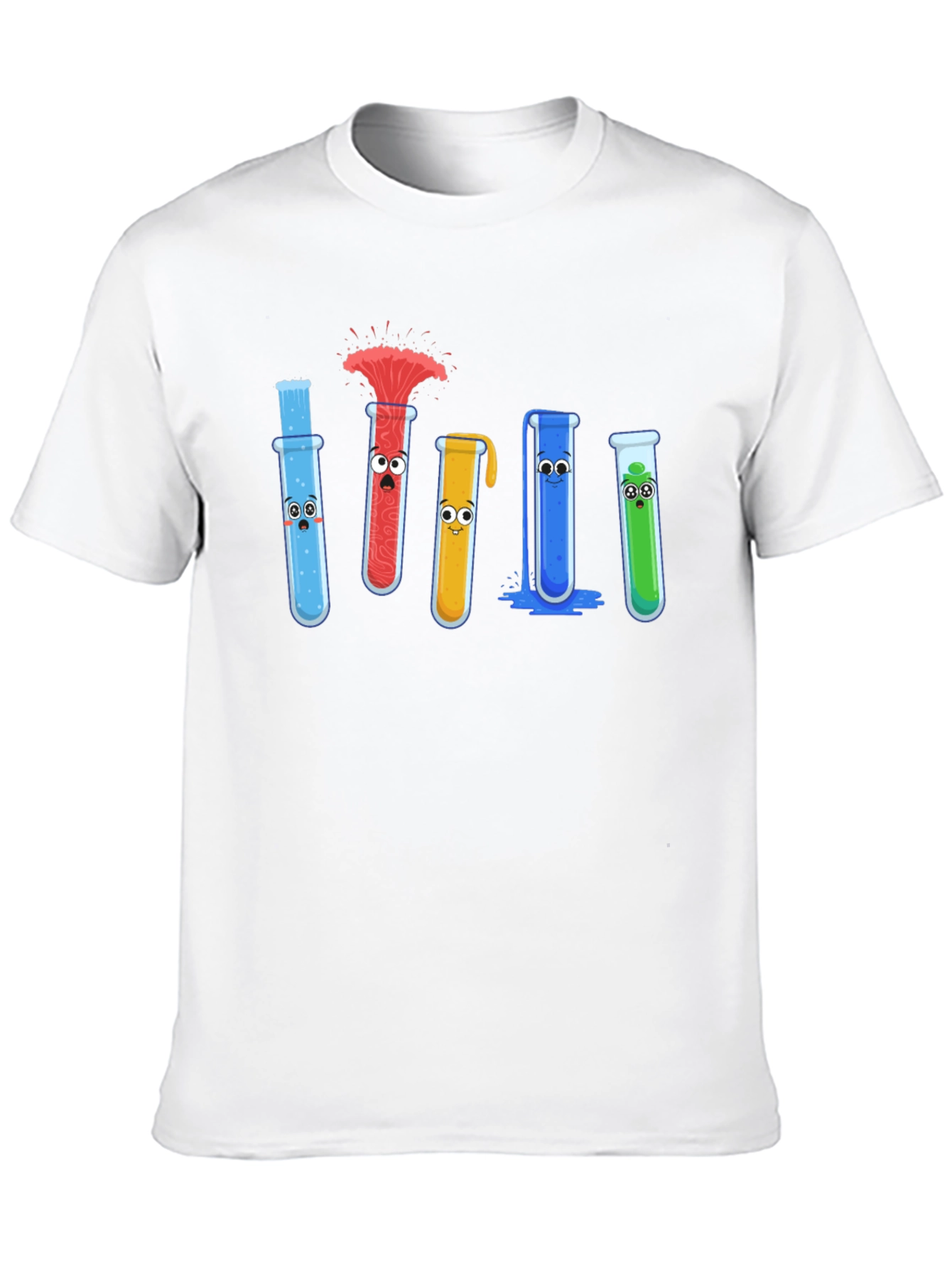 Black Science Beaker Cartoon Graphic Tee view 10